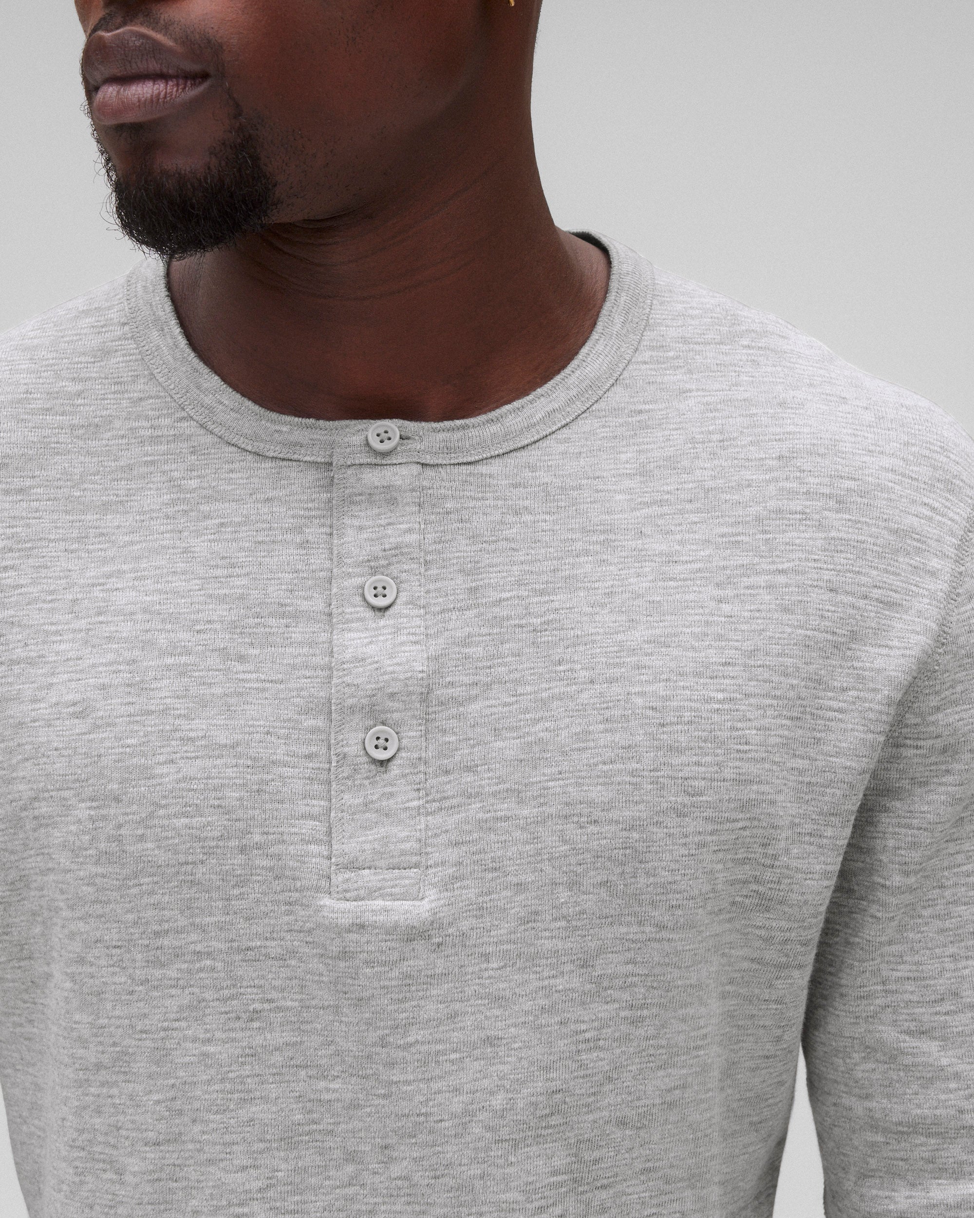 1X1 Slub Slim Henley