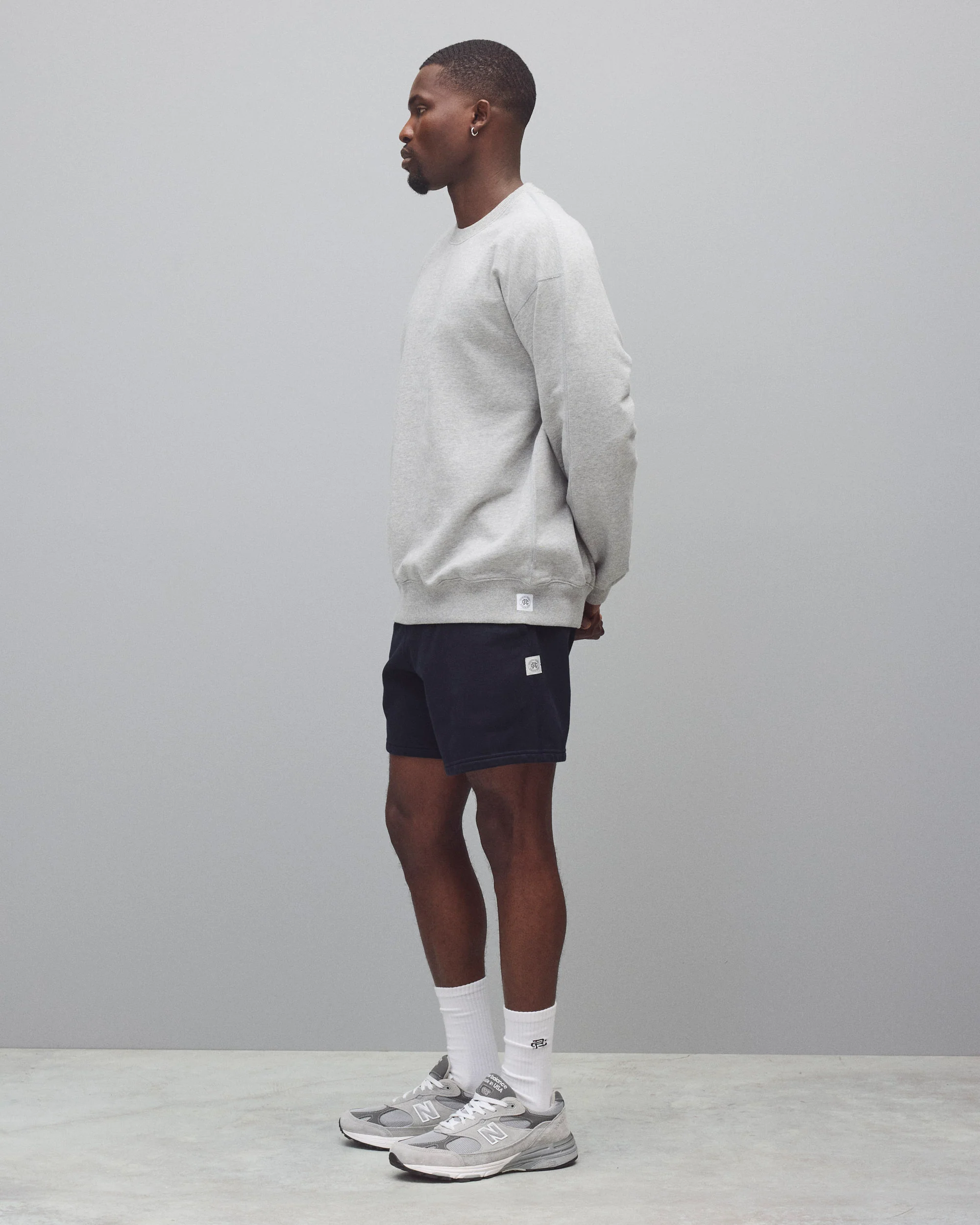 Midweight Terry Relaxed Crewneck - Vault