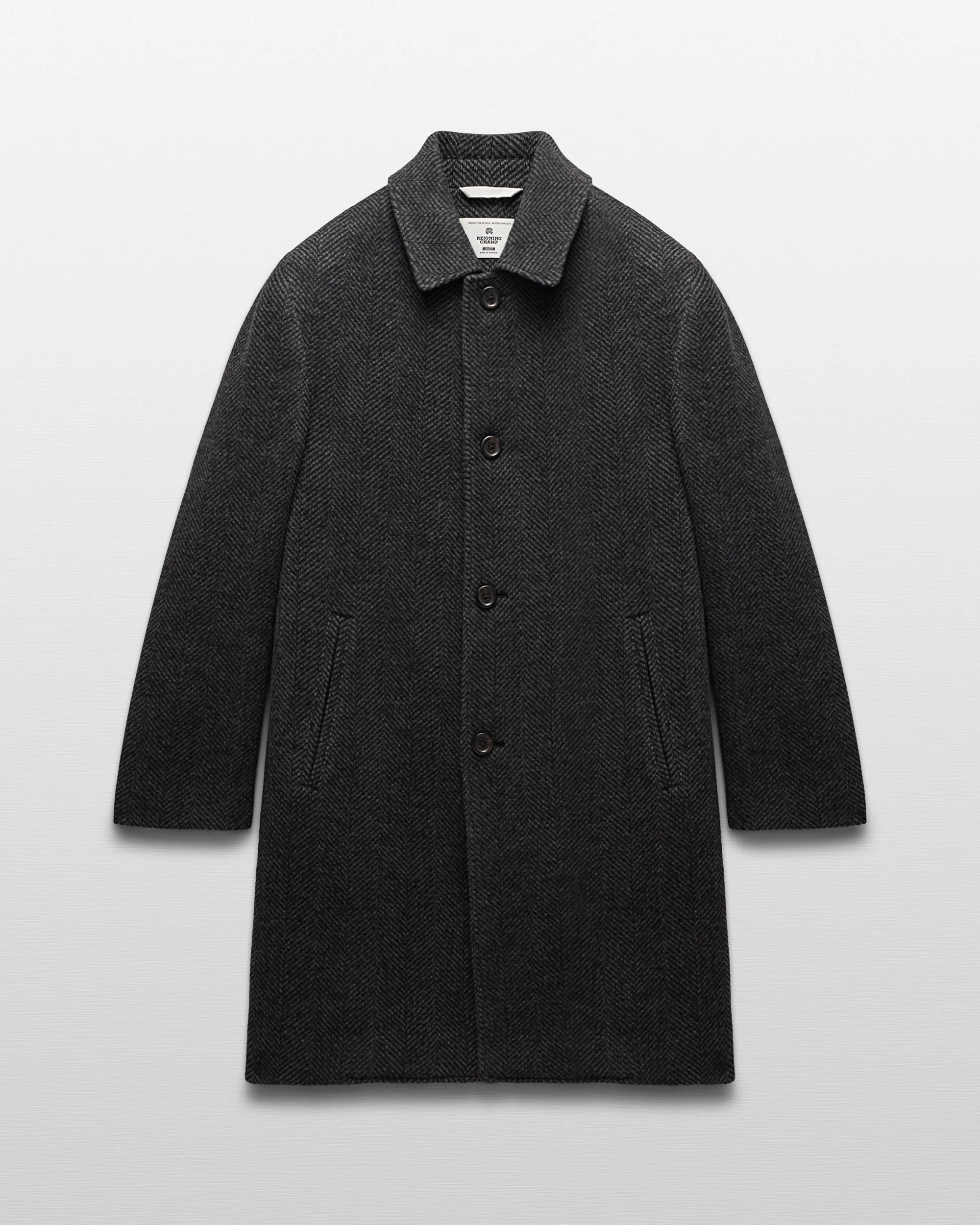 Wool Herringbone Scout Coat