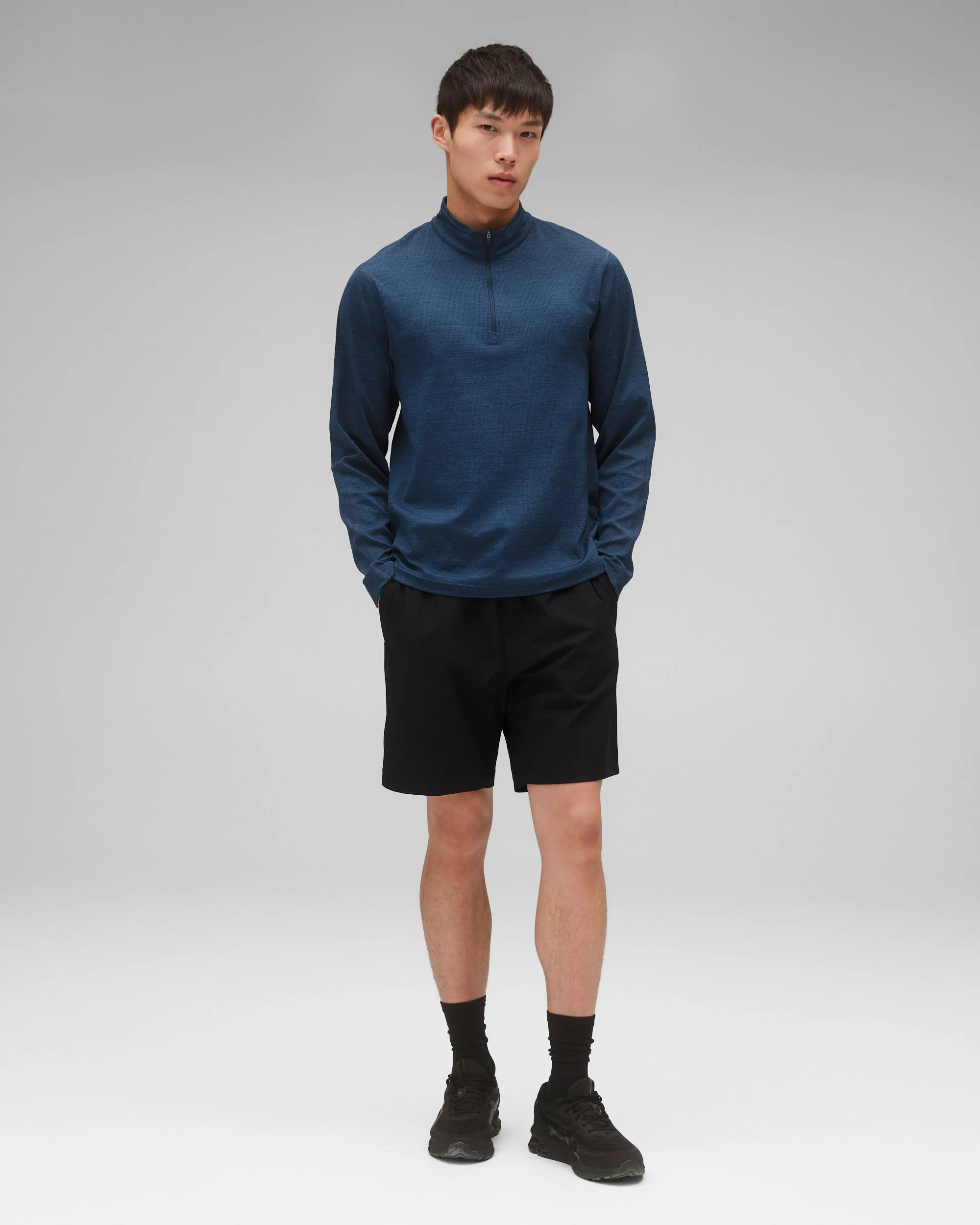 Solotex Mesh Tiebreak Standard Quarter Zip