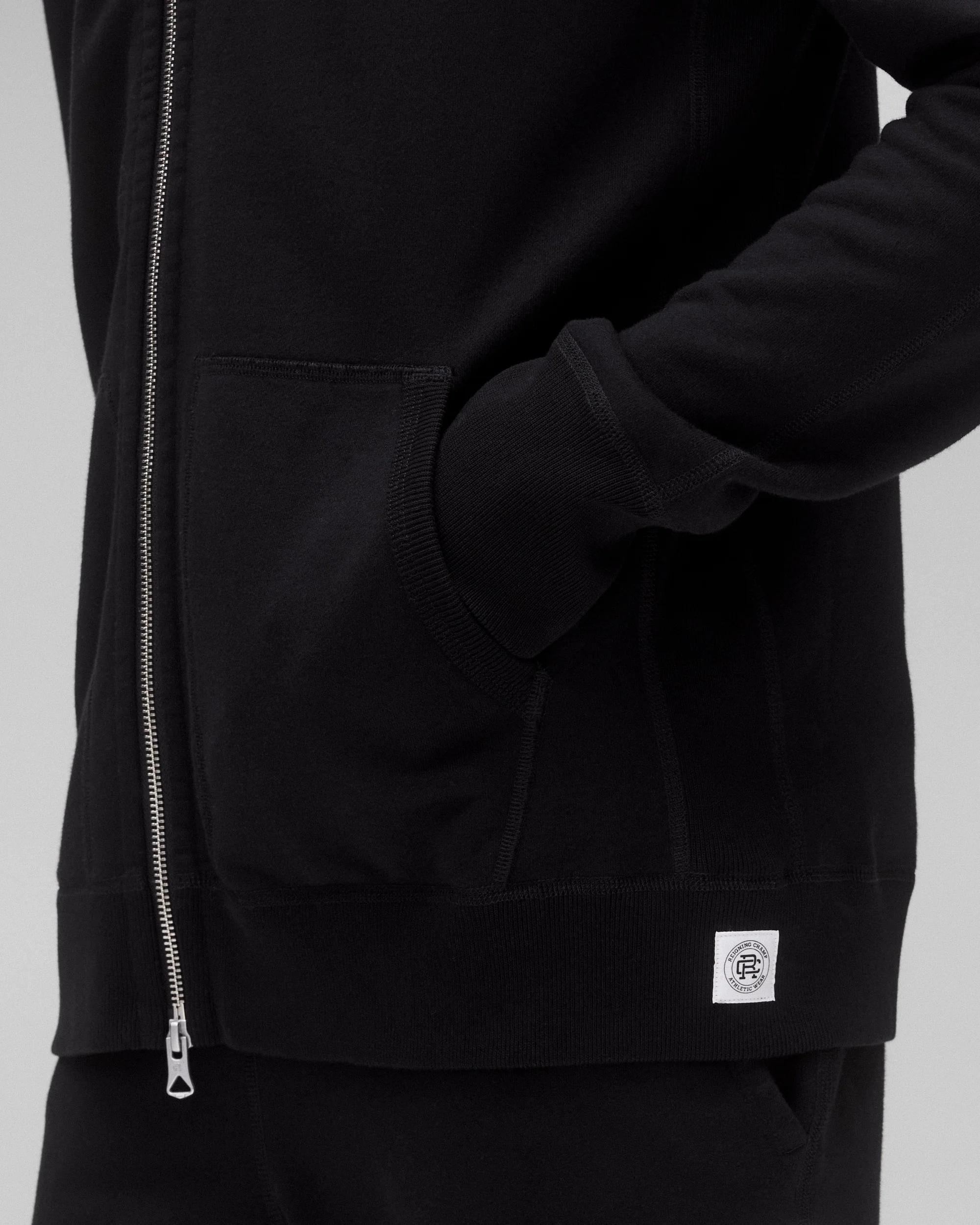 Midweight Terry Slim Zip Hoodie