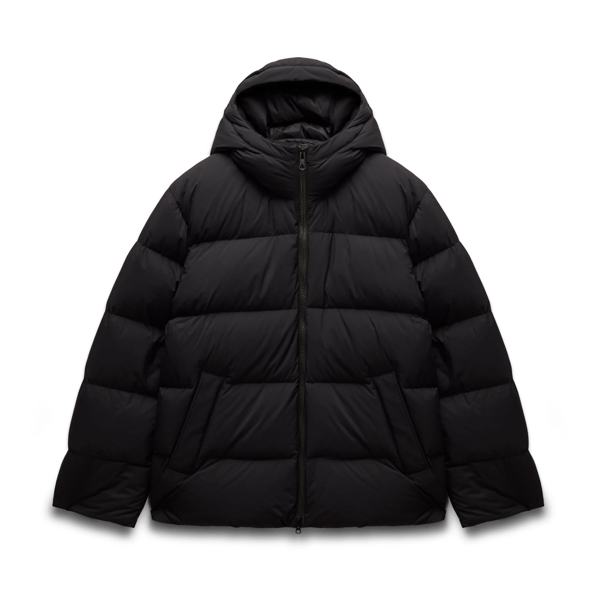 Matte Ripstop Franchise Hooded Down Jacket