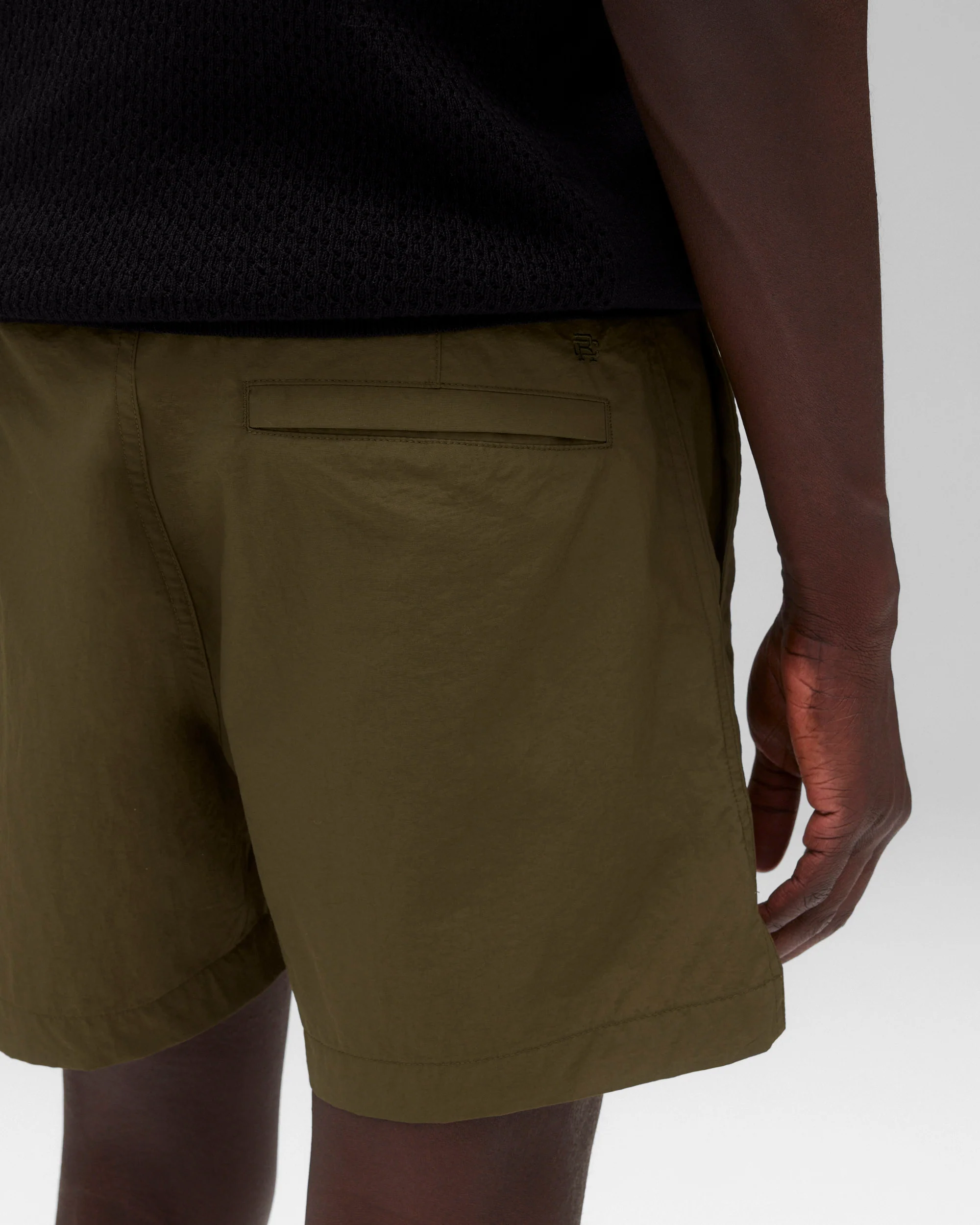 Textured Nylon Deck Slim Swim Short 4.5
