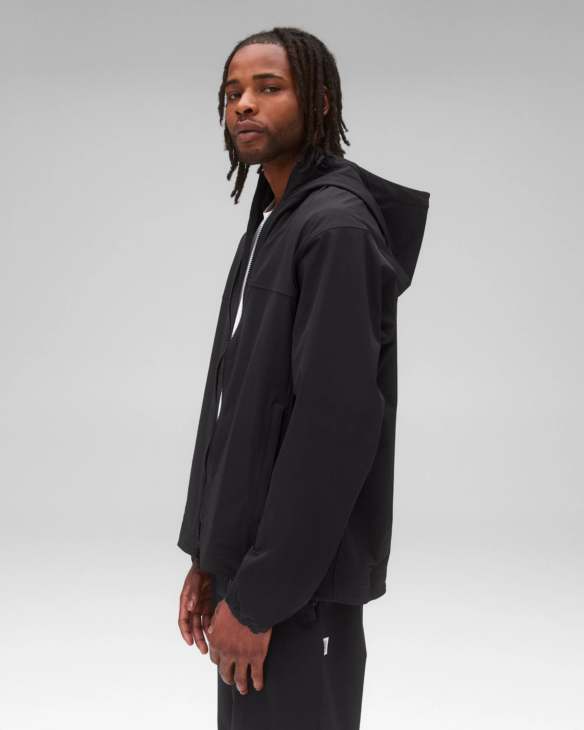 Nylon Oxford Ally Hooded Jacket