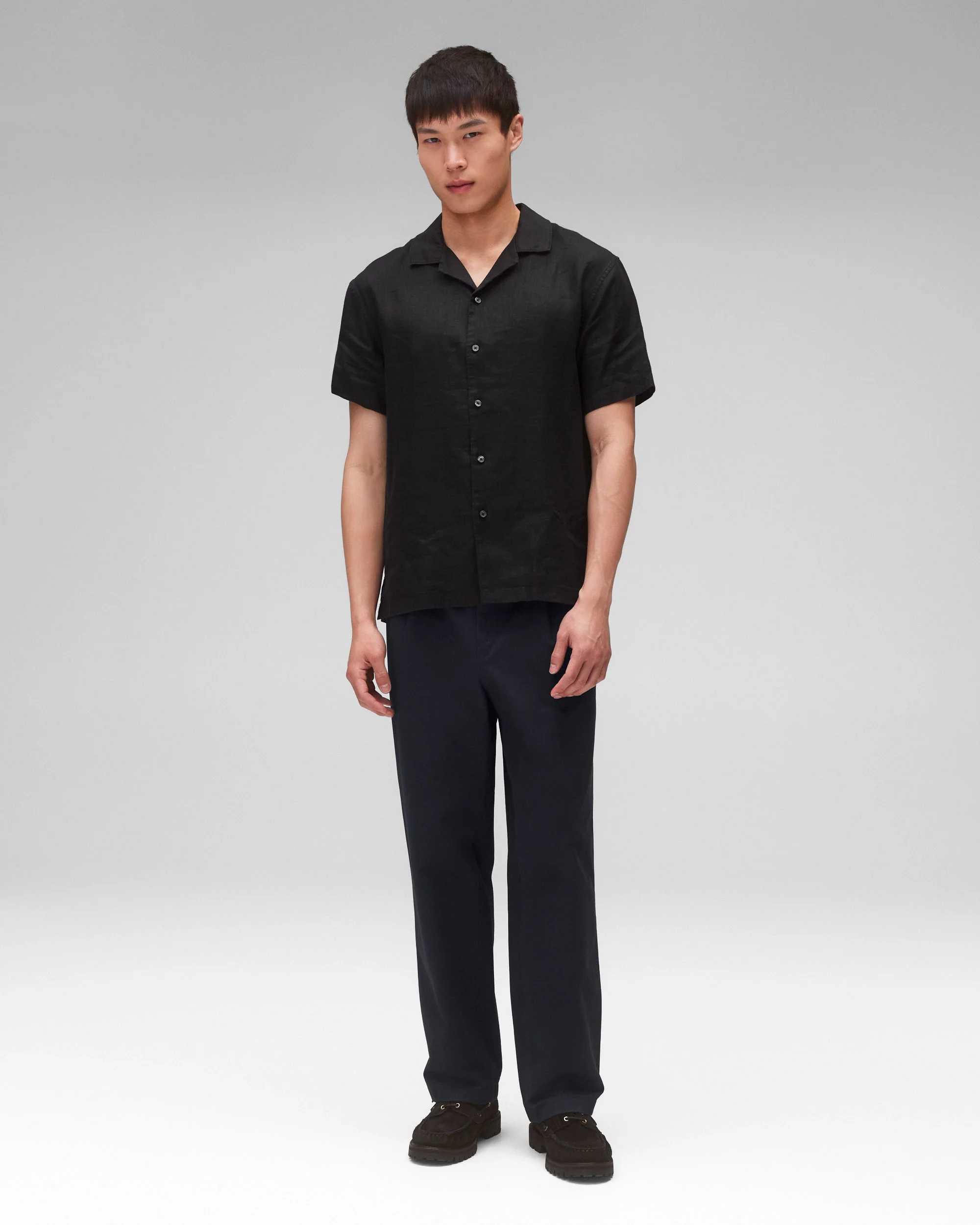 Linen Retreat Relaxed Camp Shirt