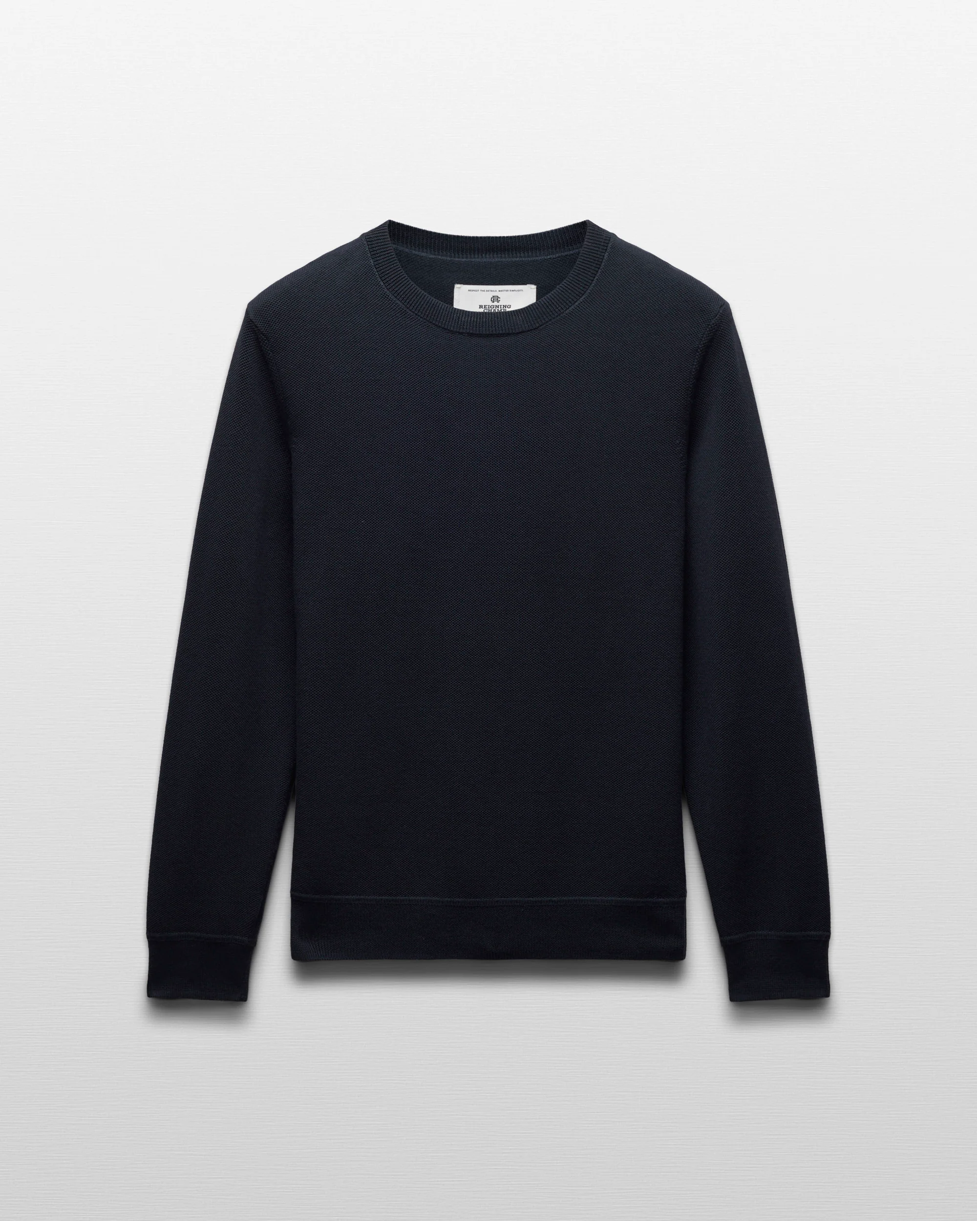 Supima Pique Ace Crewneck