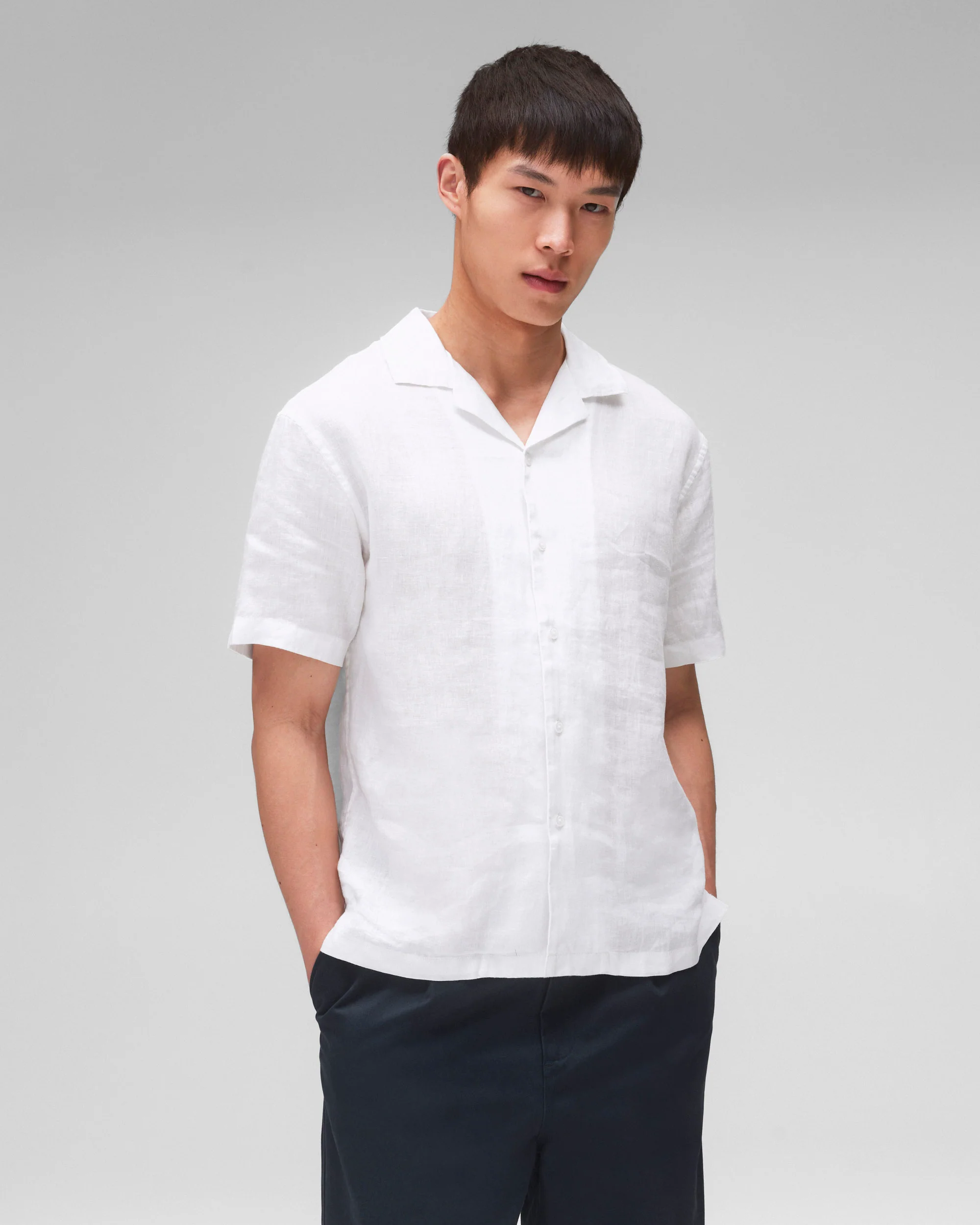 Linen Retreat Relaxed Camp Shirt