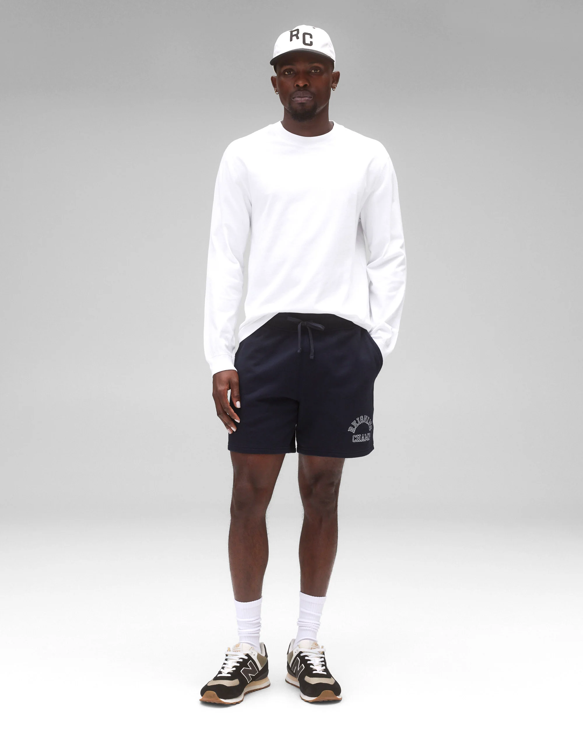 Midweight Terry Arch Logo Standard Sweatshort 6