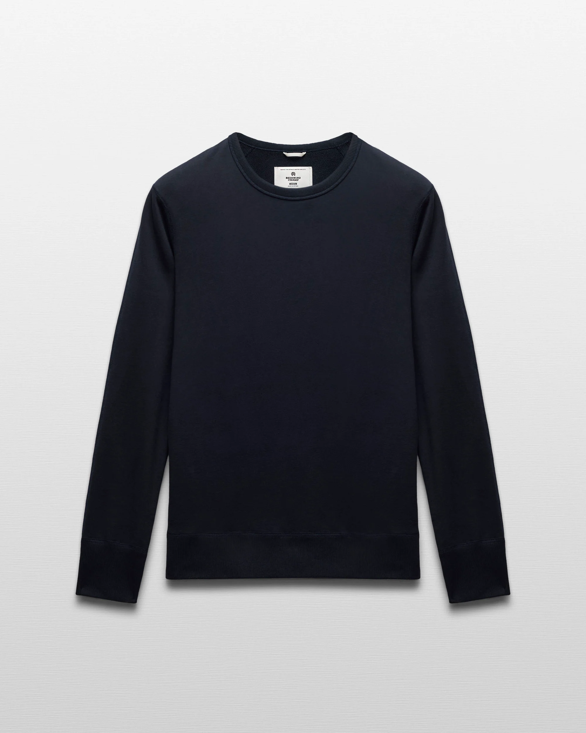 Midweight Terry Slim Crewneck