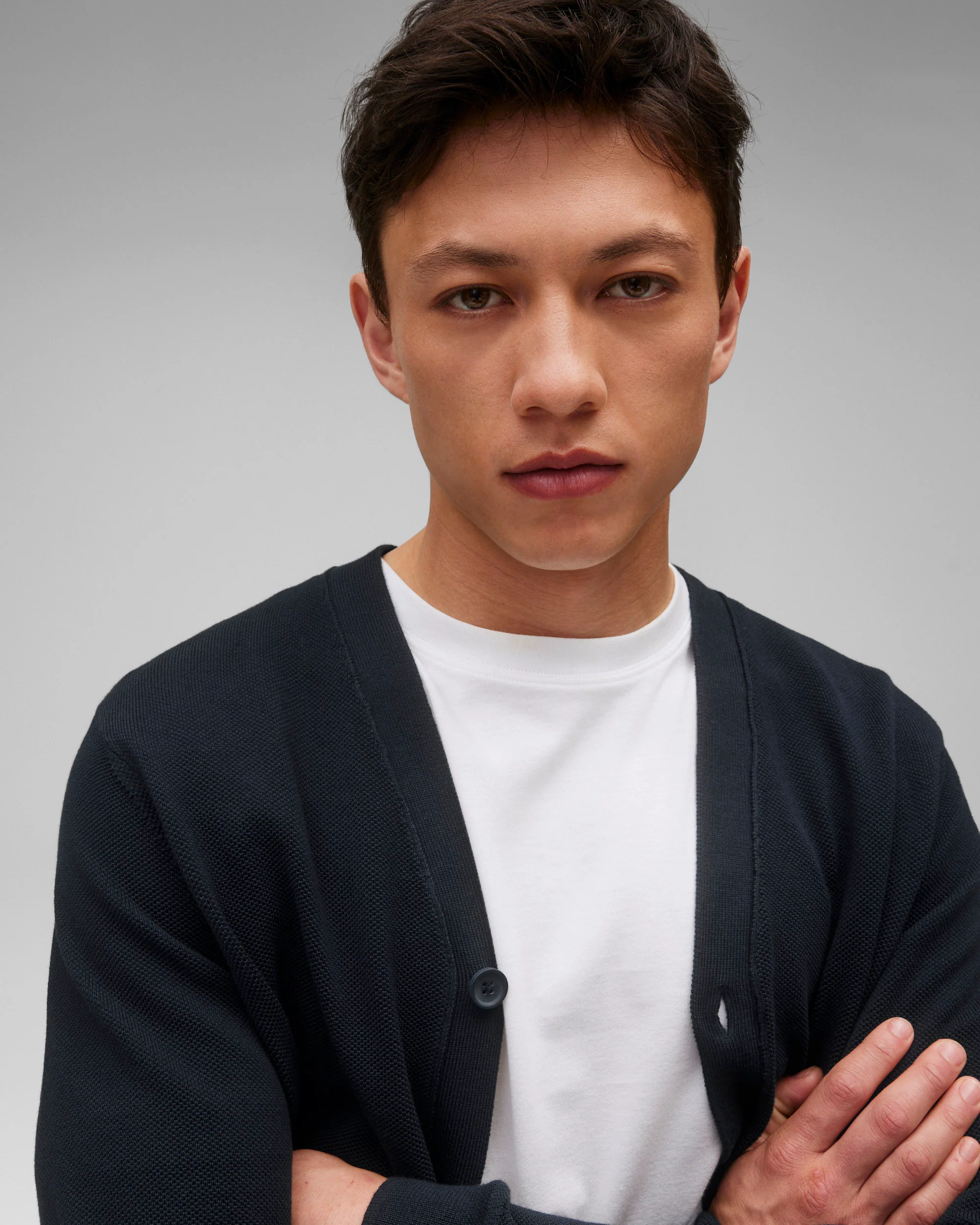 Supima Pique Ace Cardigan