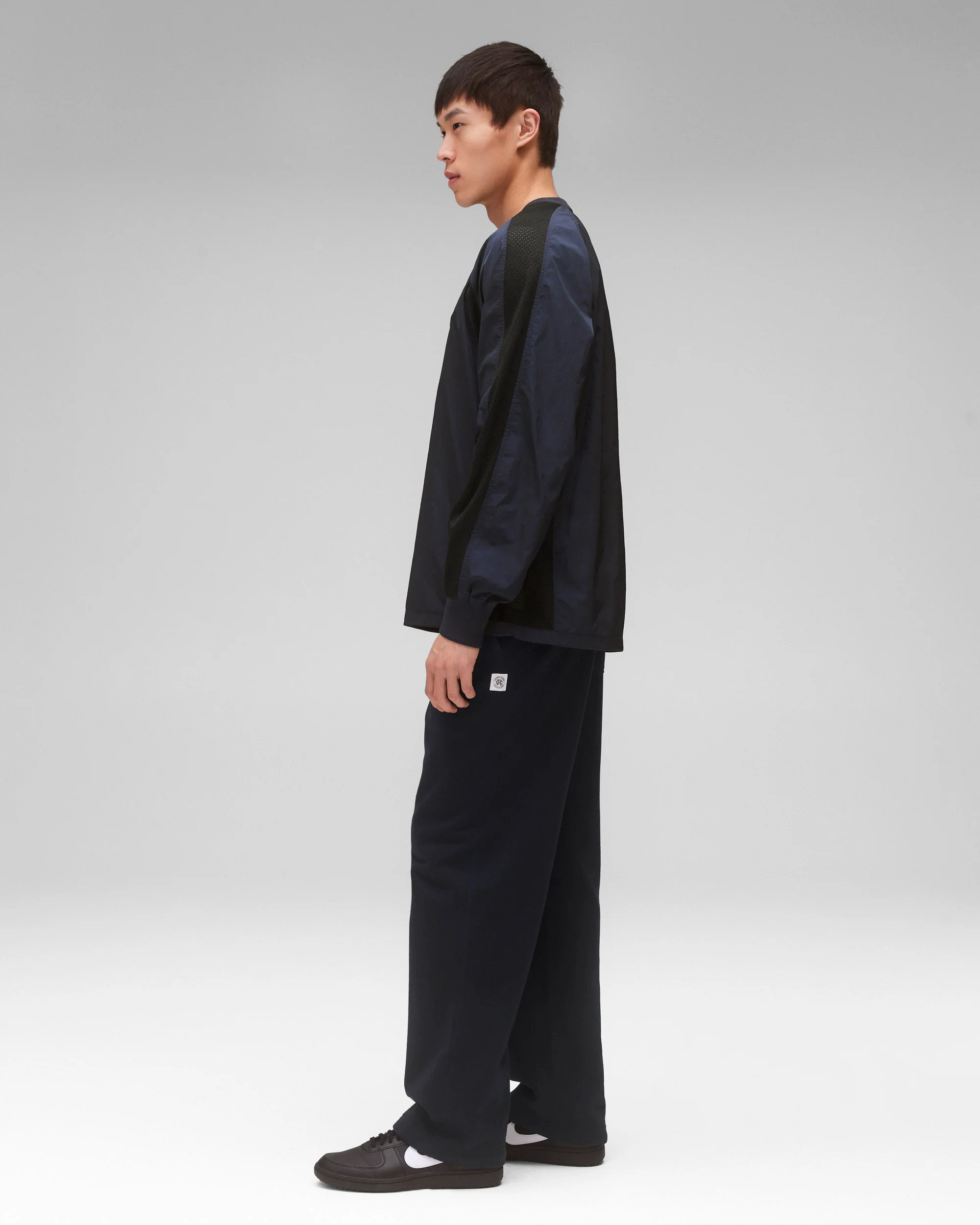 Crinkle Nylon Radar Standard Crewneck