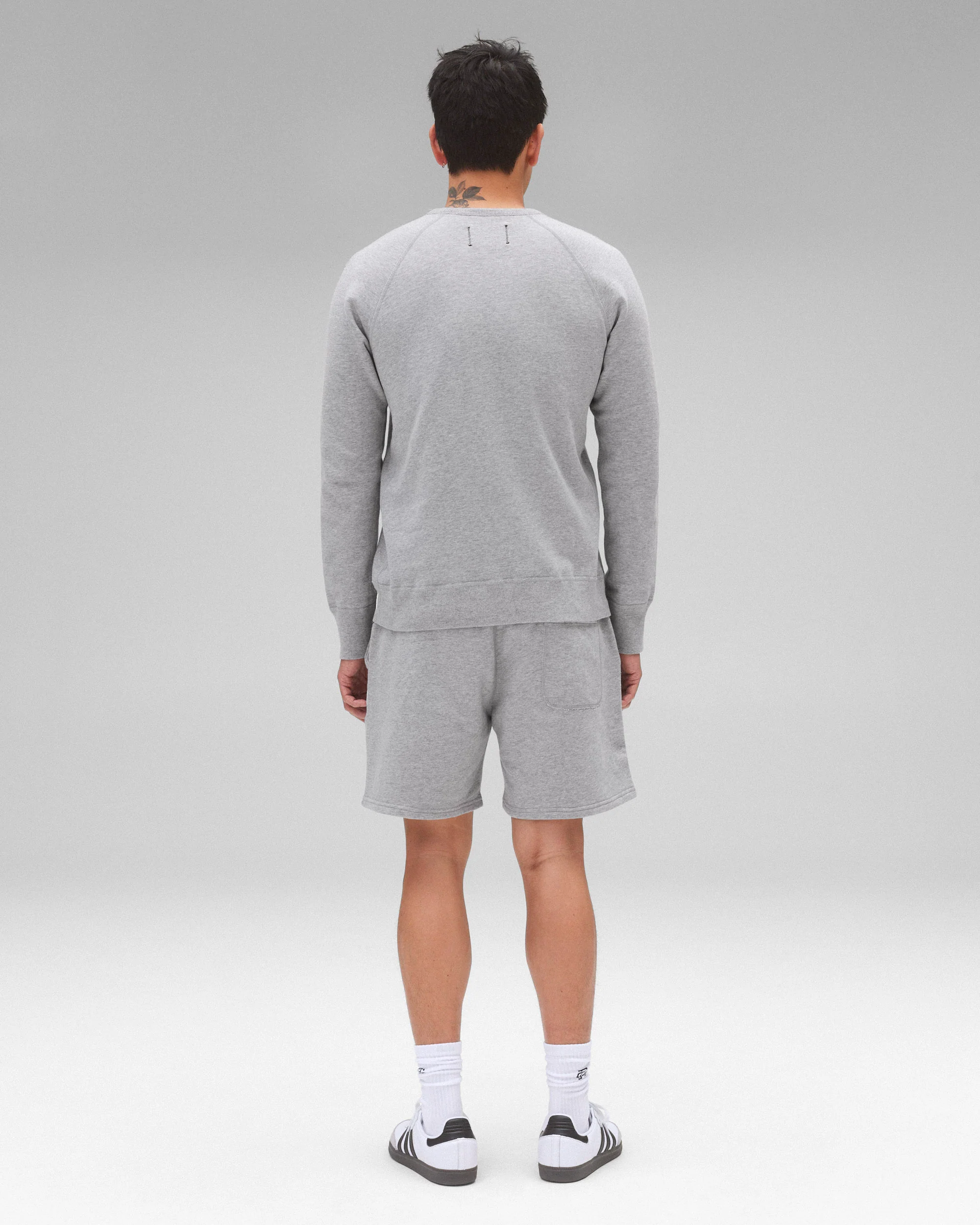 Midweight Terry Slim Crewneck