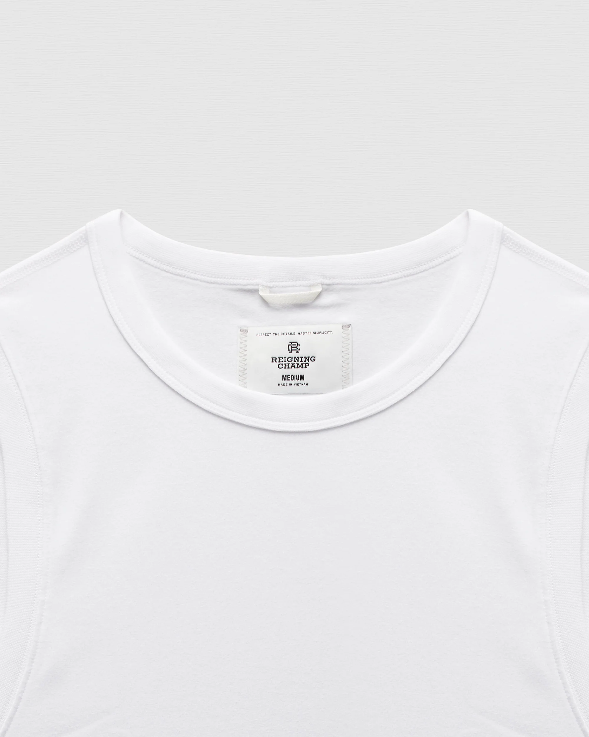 Dual Jersey Slim Sleeveless Shirt