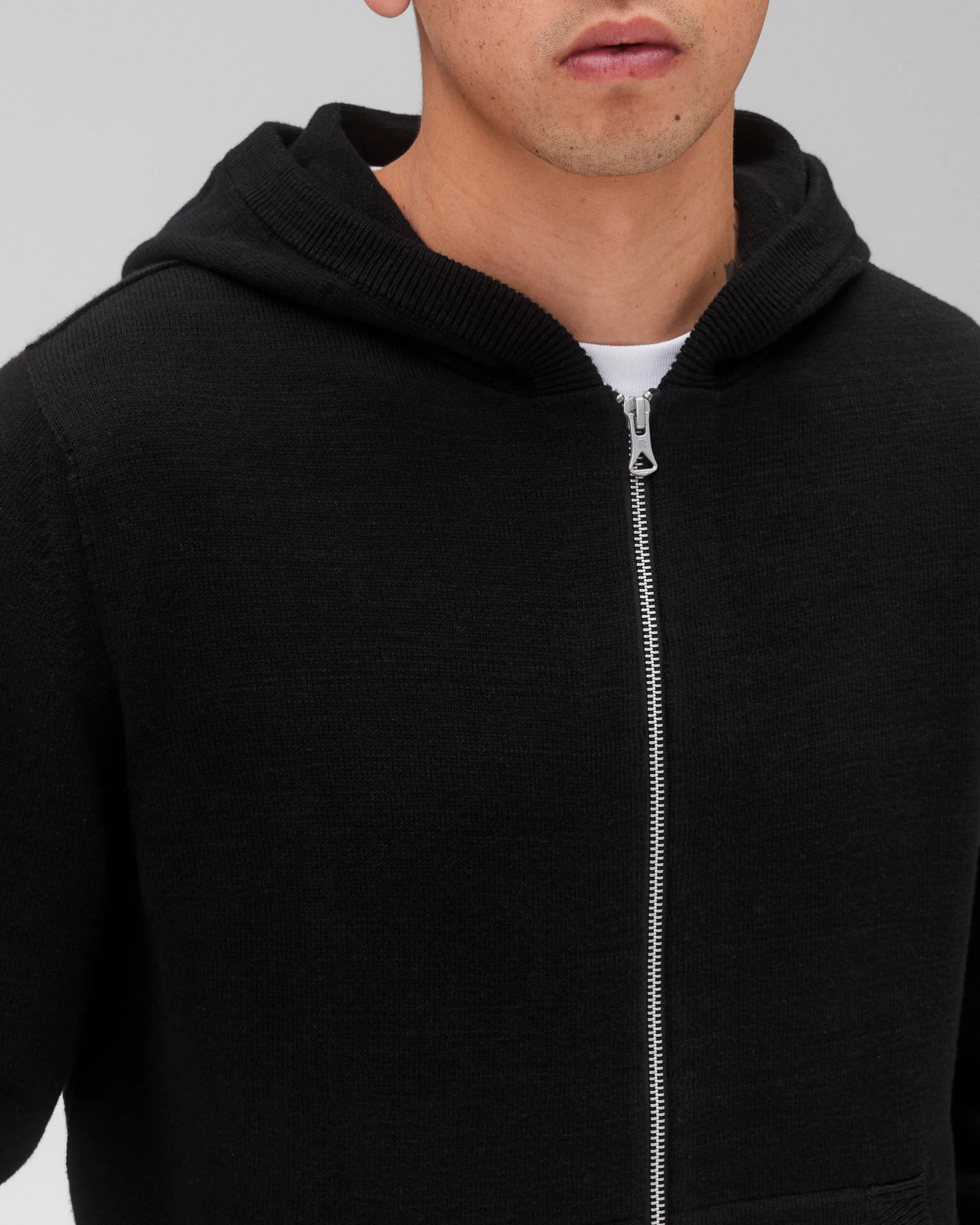 Cotton Slub Laurel Zip Hoodie