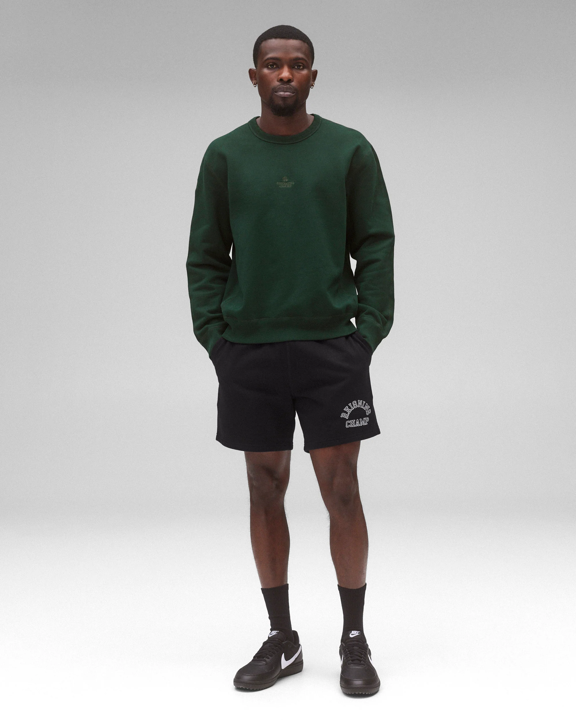 Midweight Terry Lockup Standard Crewneck