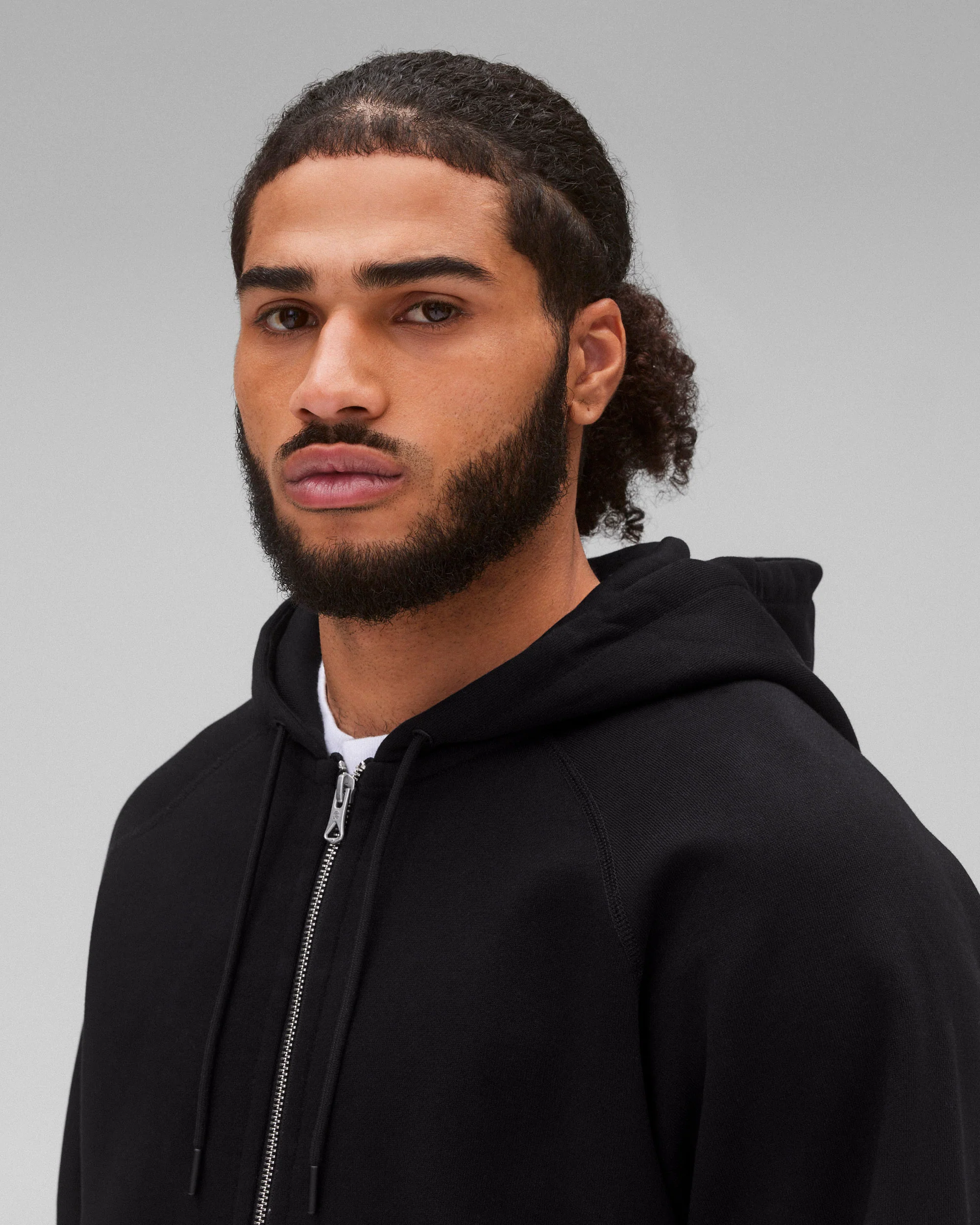 Brushed Fleece Standard Zip Hoodie