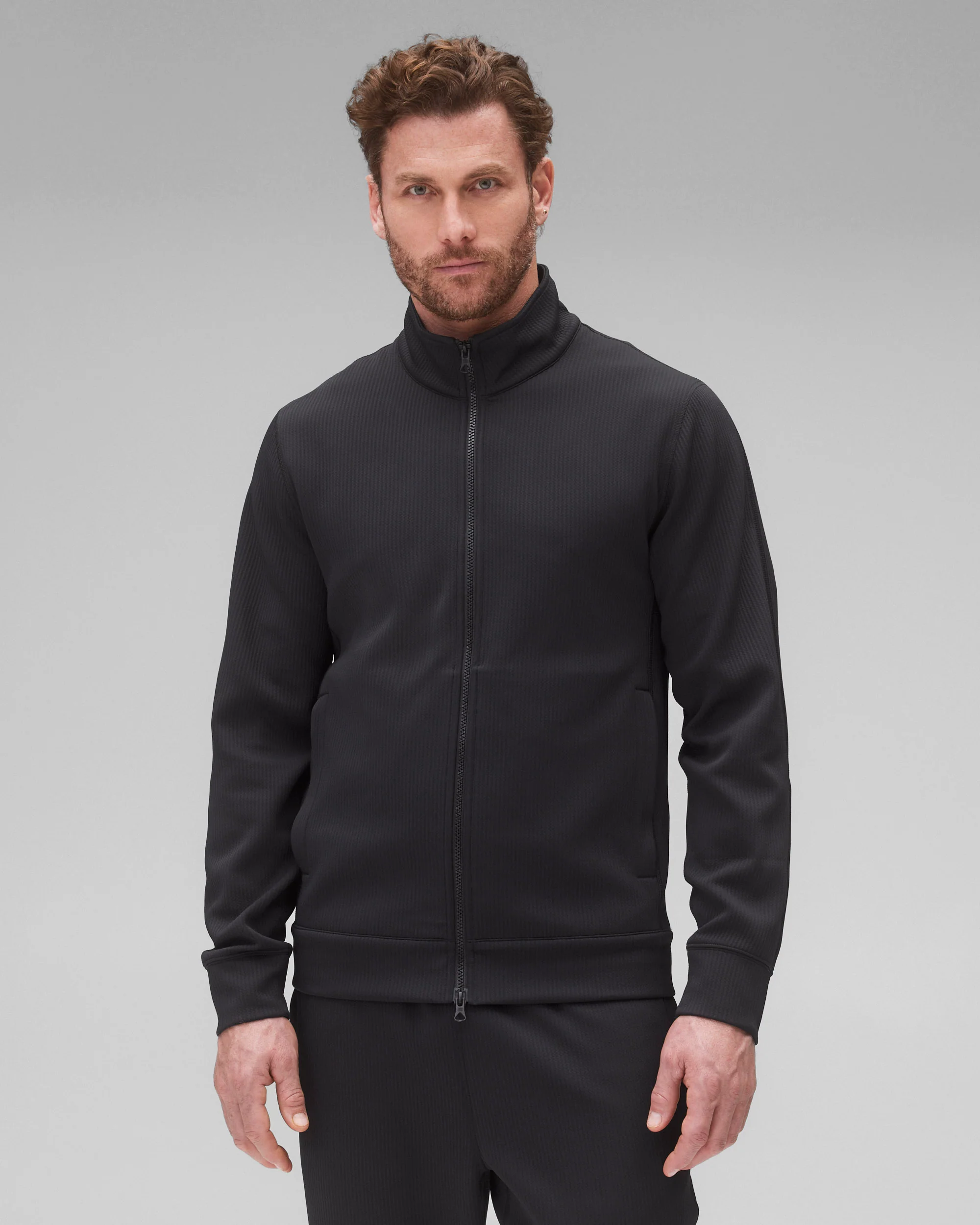 Double Knit Rally Slim Track Jacket