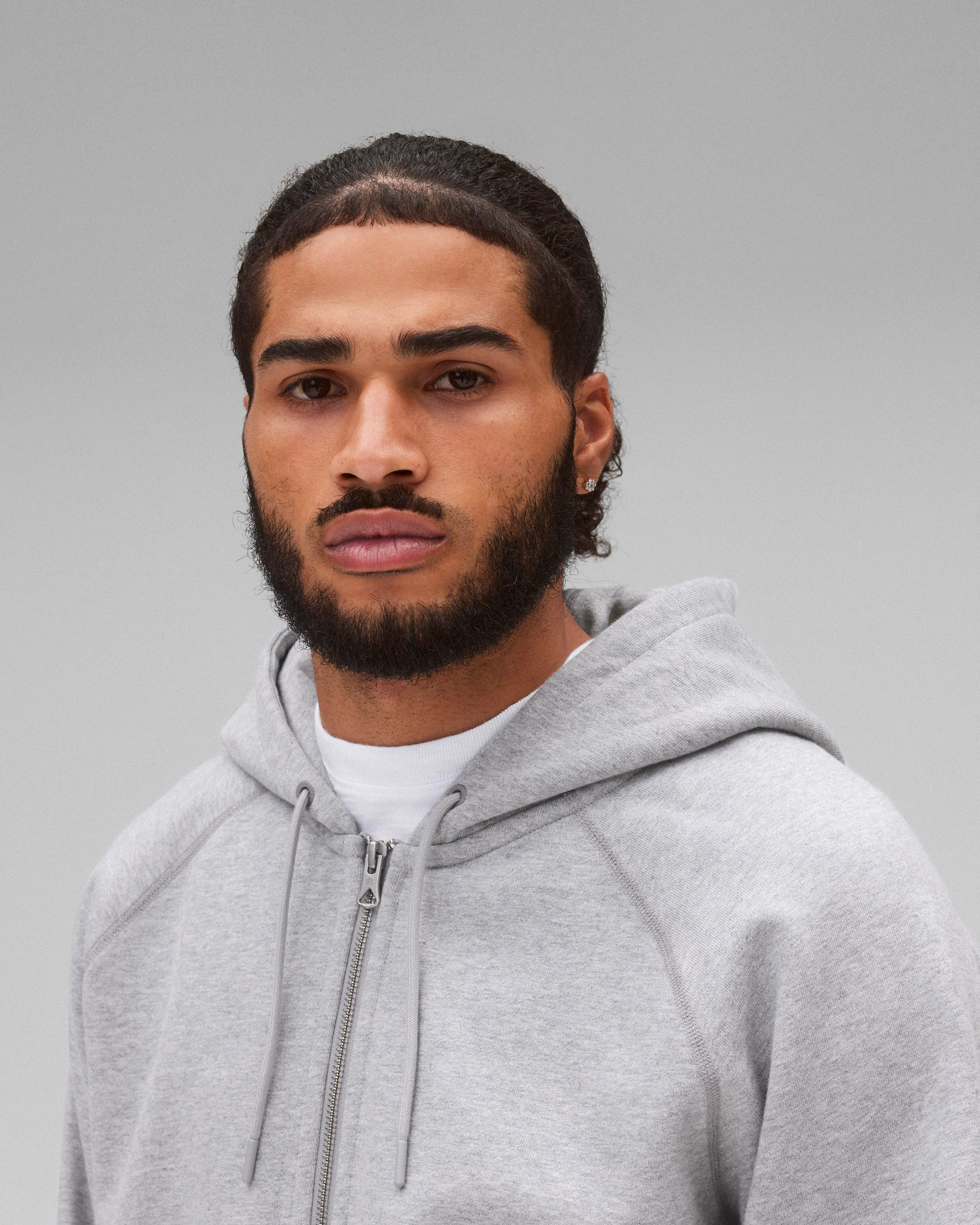 Brushed Fleece Standard Zip Hoodie