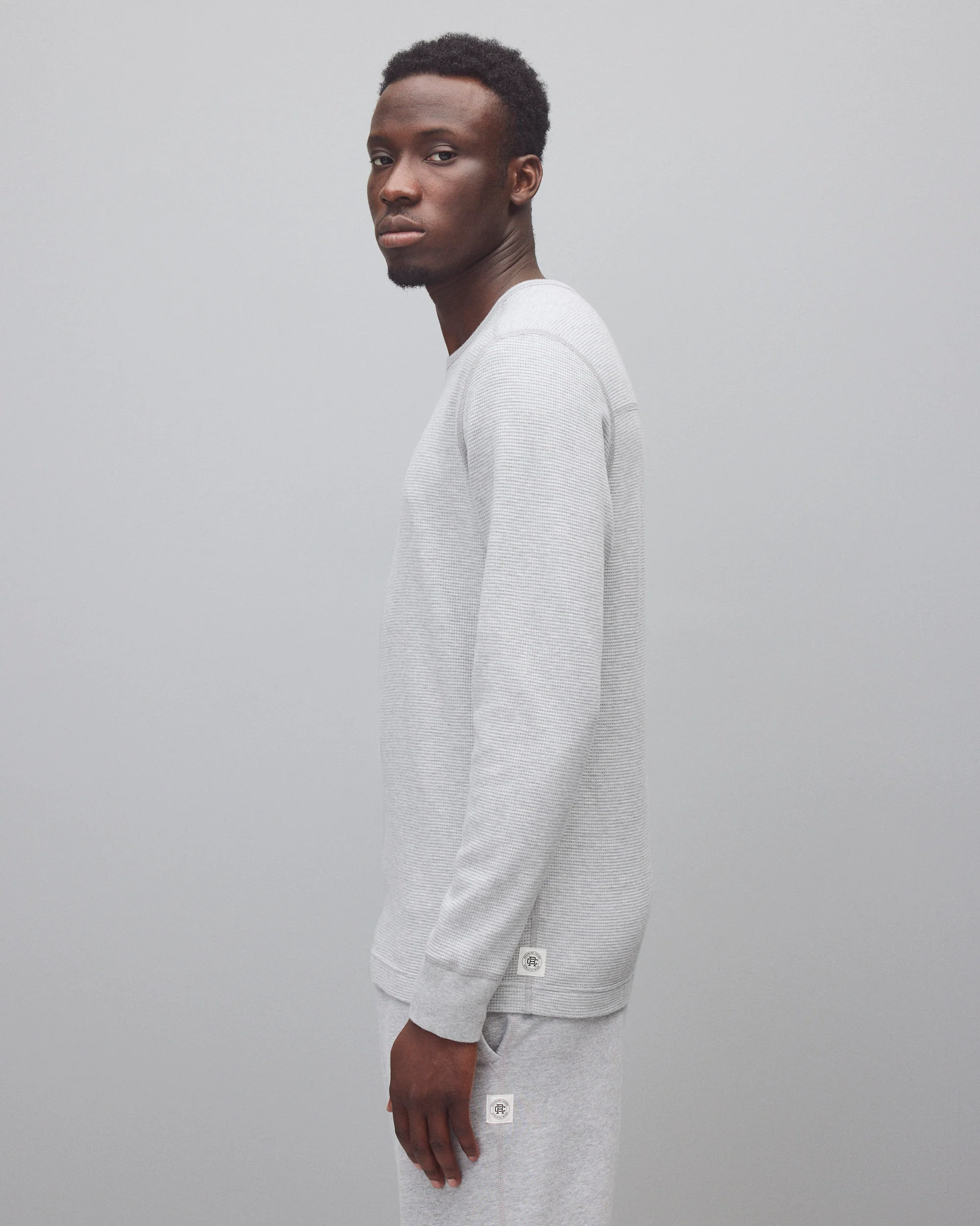 Lightweight Waffle Standard Long Sleeve