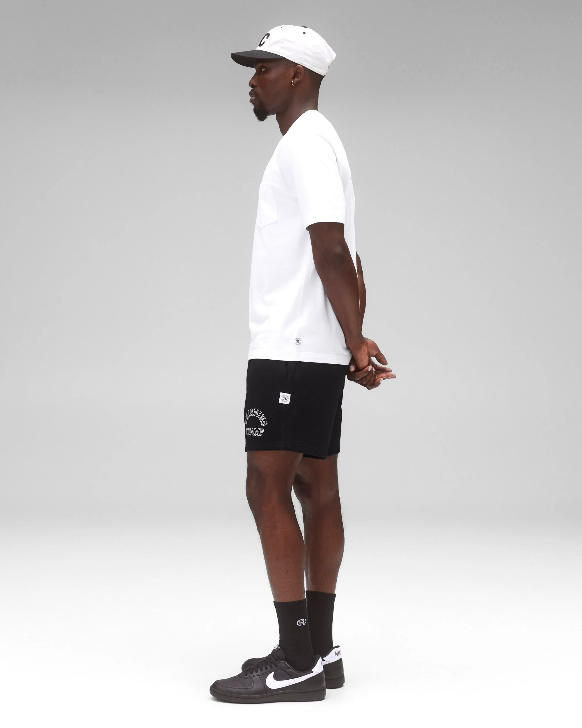 Midweight Terry Arch Logo Standard Sweatshort 6