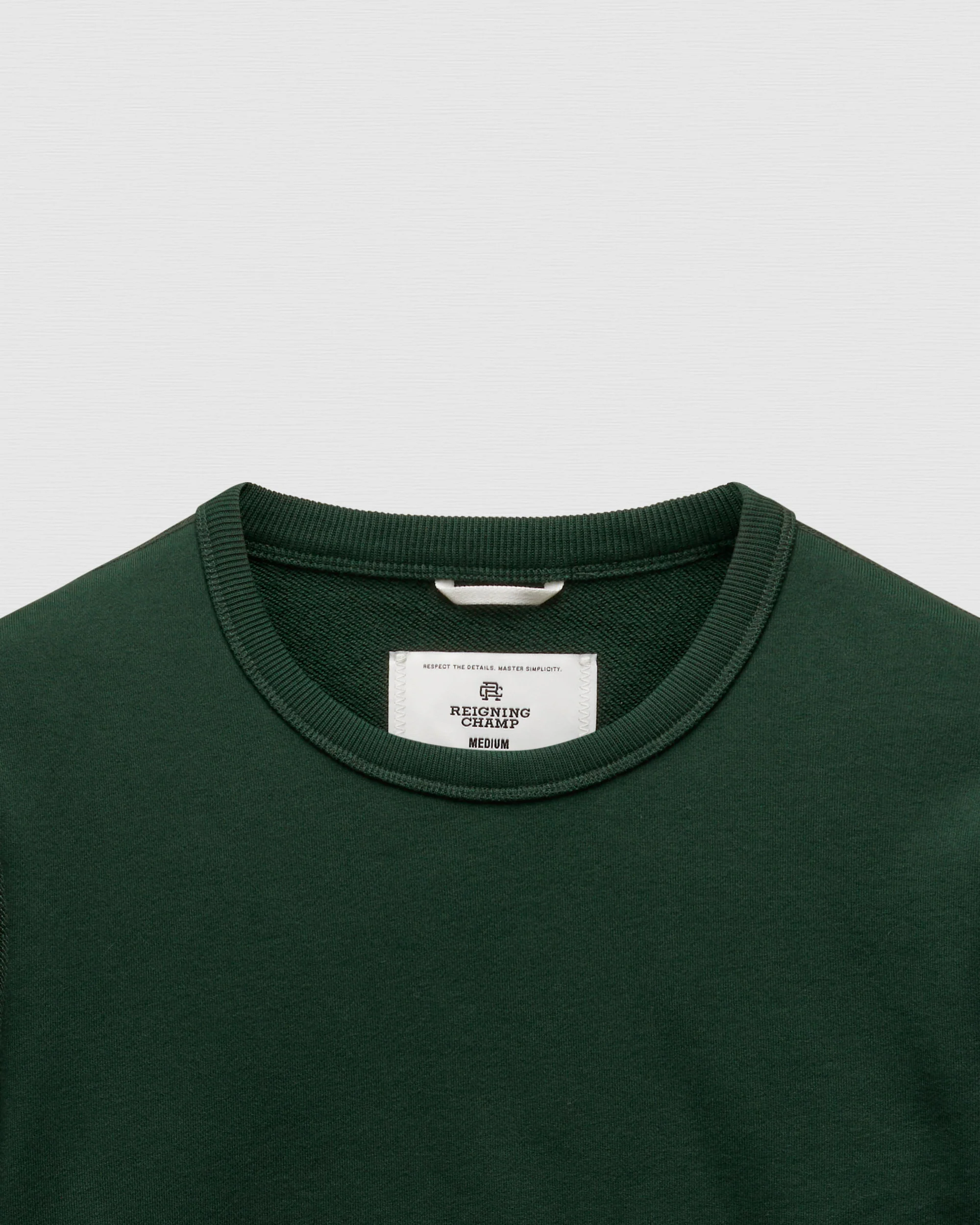 Midweight Terry Slim Crewneck