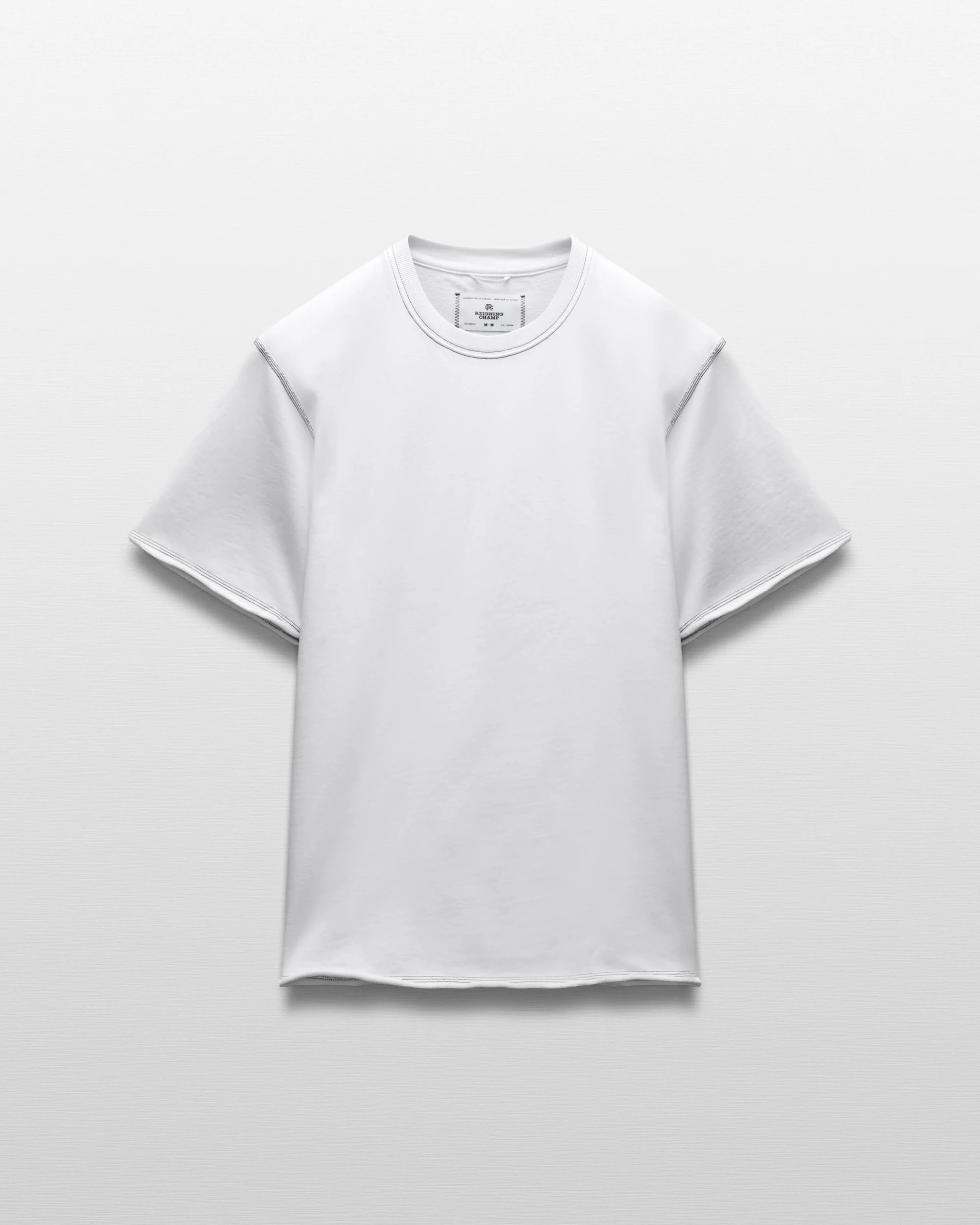 Lightweight Terry Cut-Off Relaxed T-Shirt - Vault