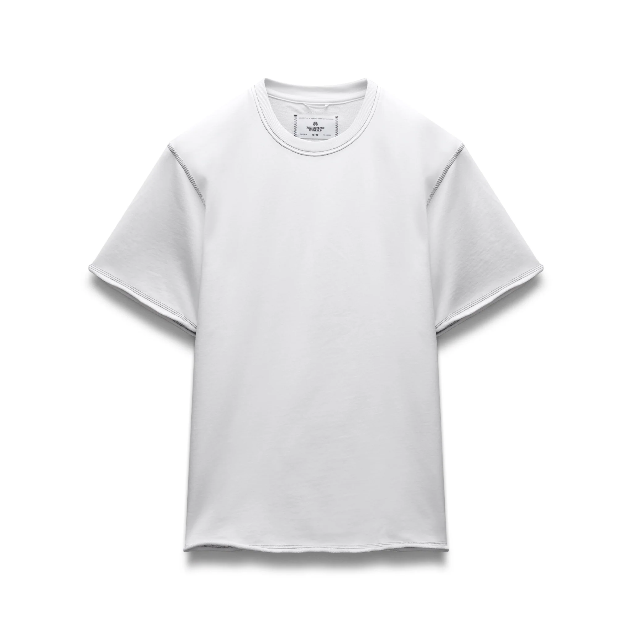 Lightweight Terry Cut-Off Relaxed T-Shirt - Vault