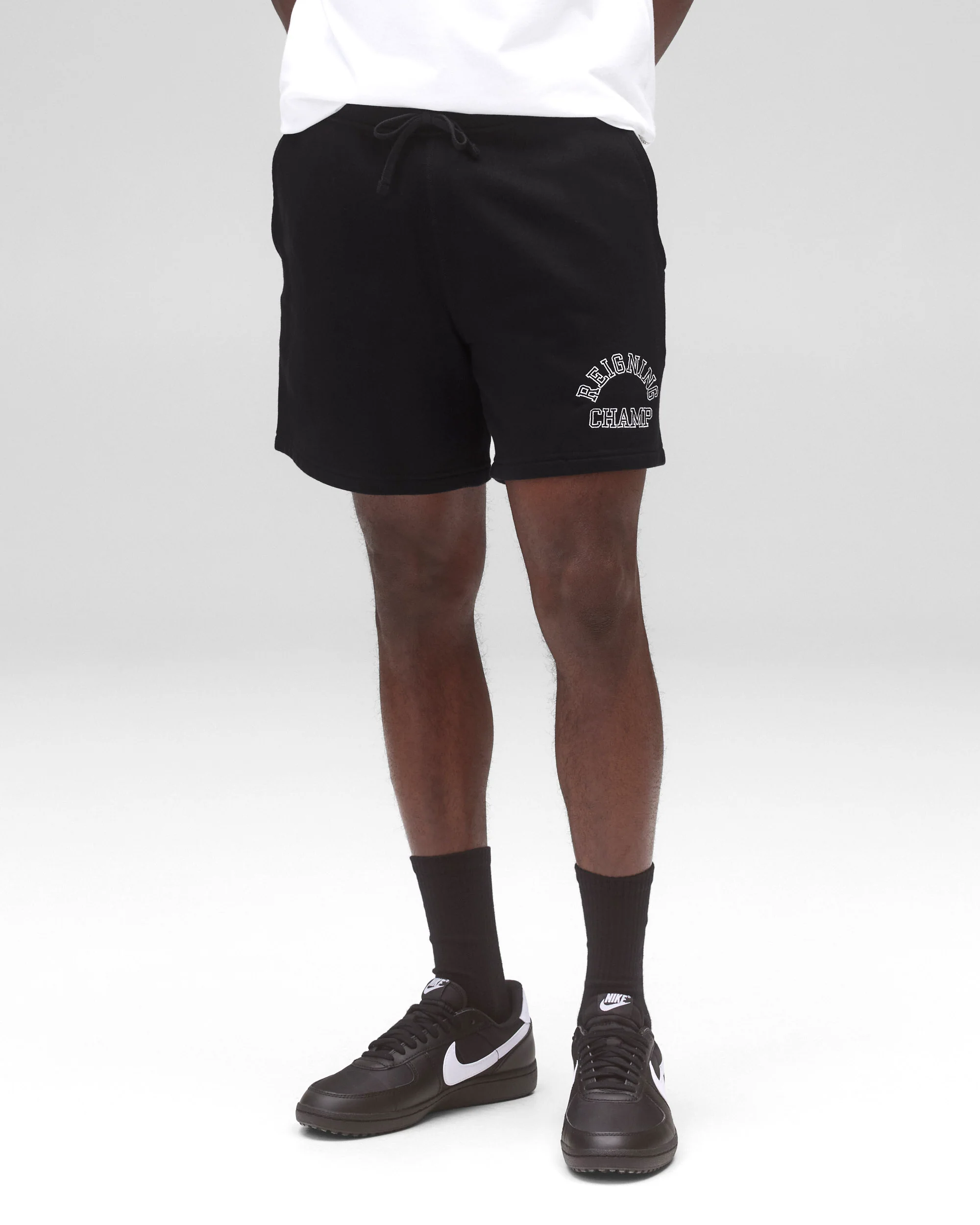 Midweight Terry Arch Logo Standard Sweatshort 6
