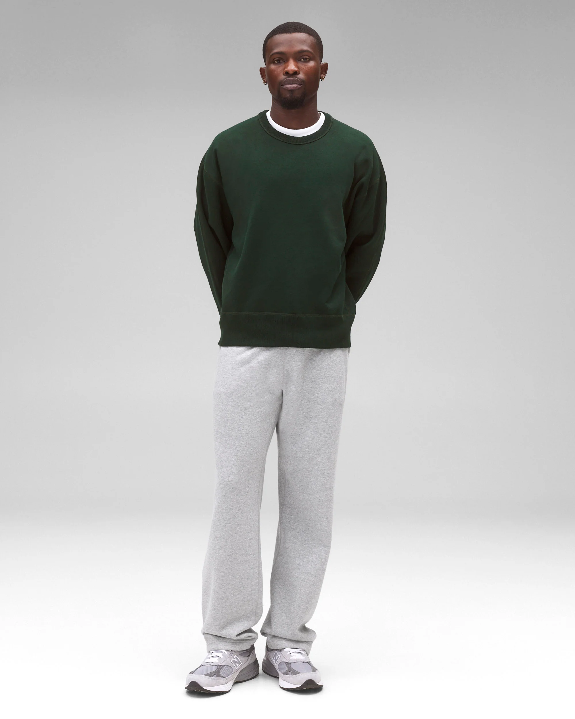 Midweight Terry Relaxed Crewneck