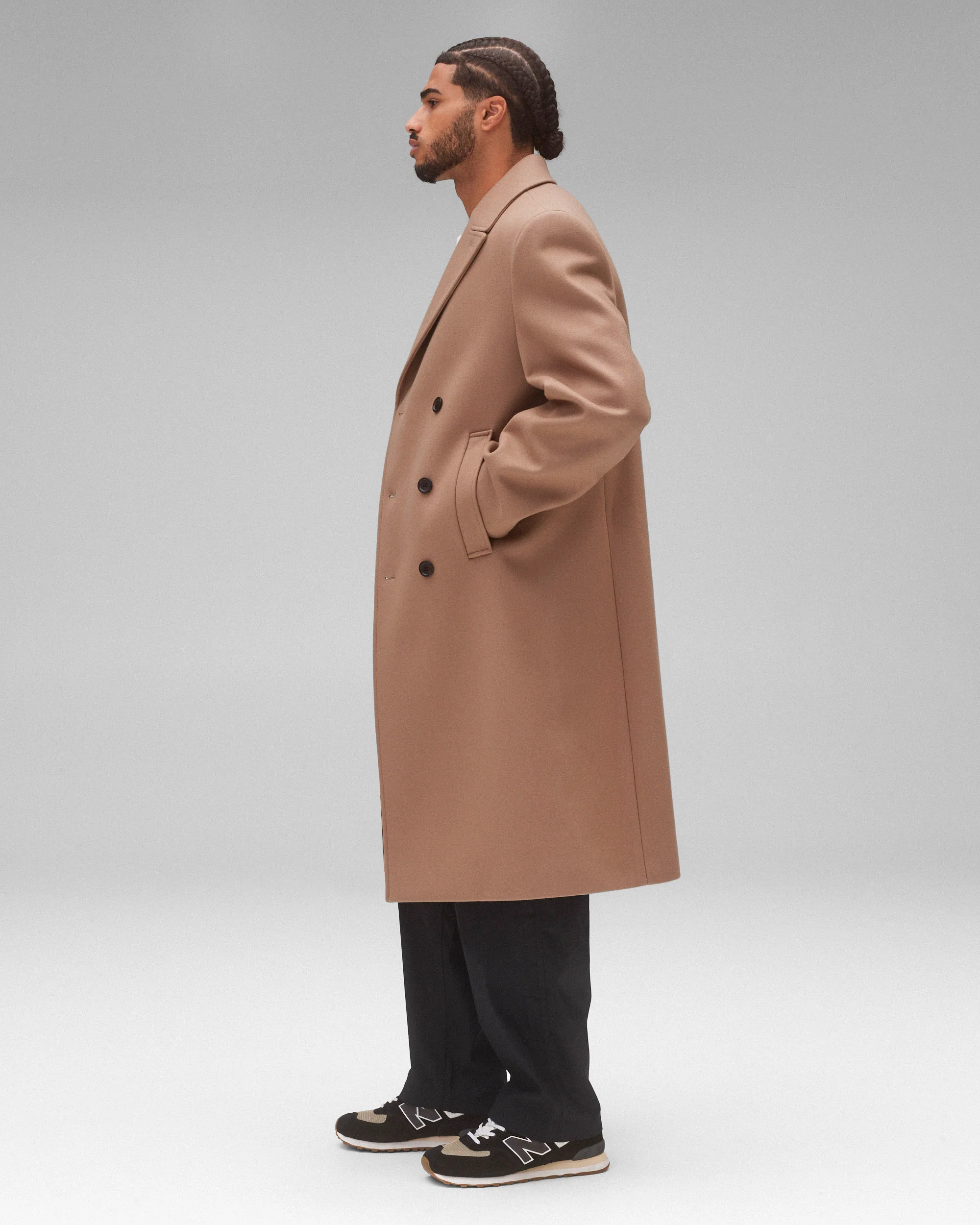 Wool Cashmere Polo Coat