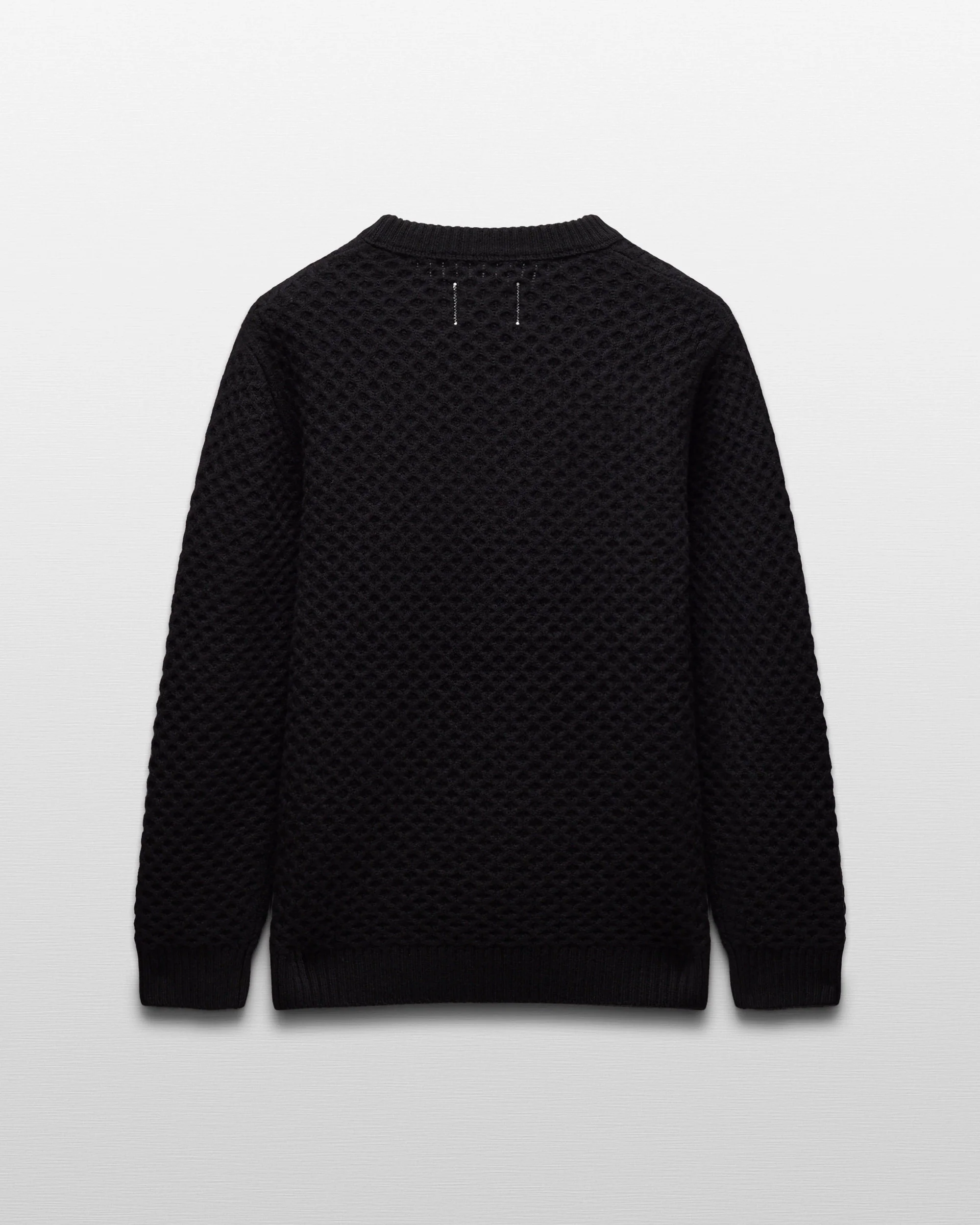 Merino Honeycomb Crewneck