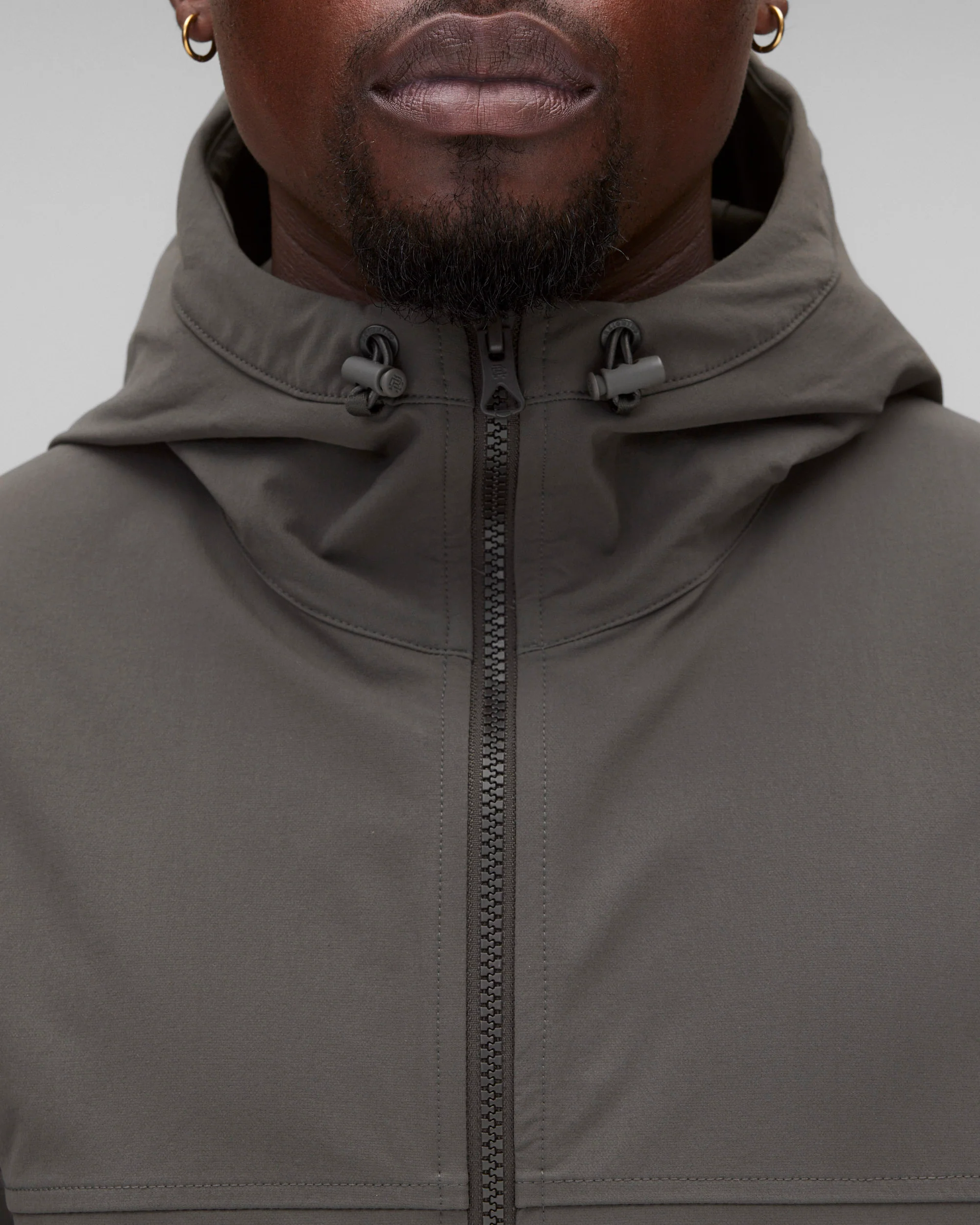 Nylon Oxford Ally Hooded Jacket