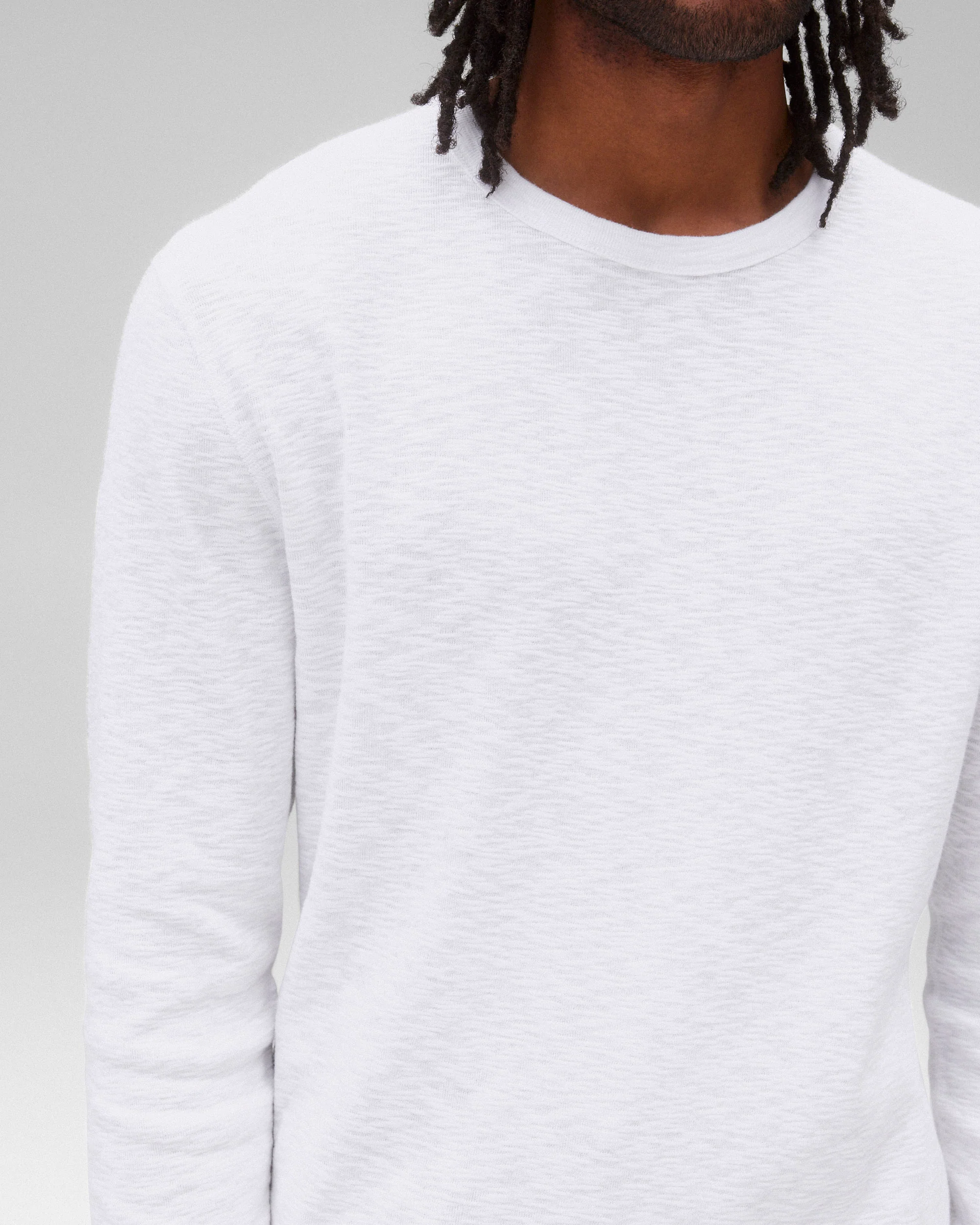 1x1 Slub Slim Long Sleeve