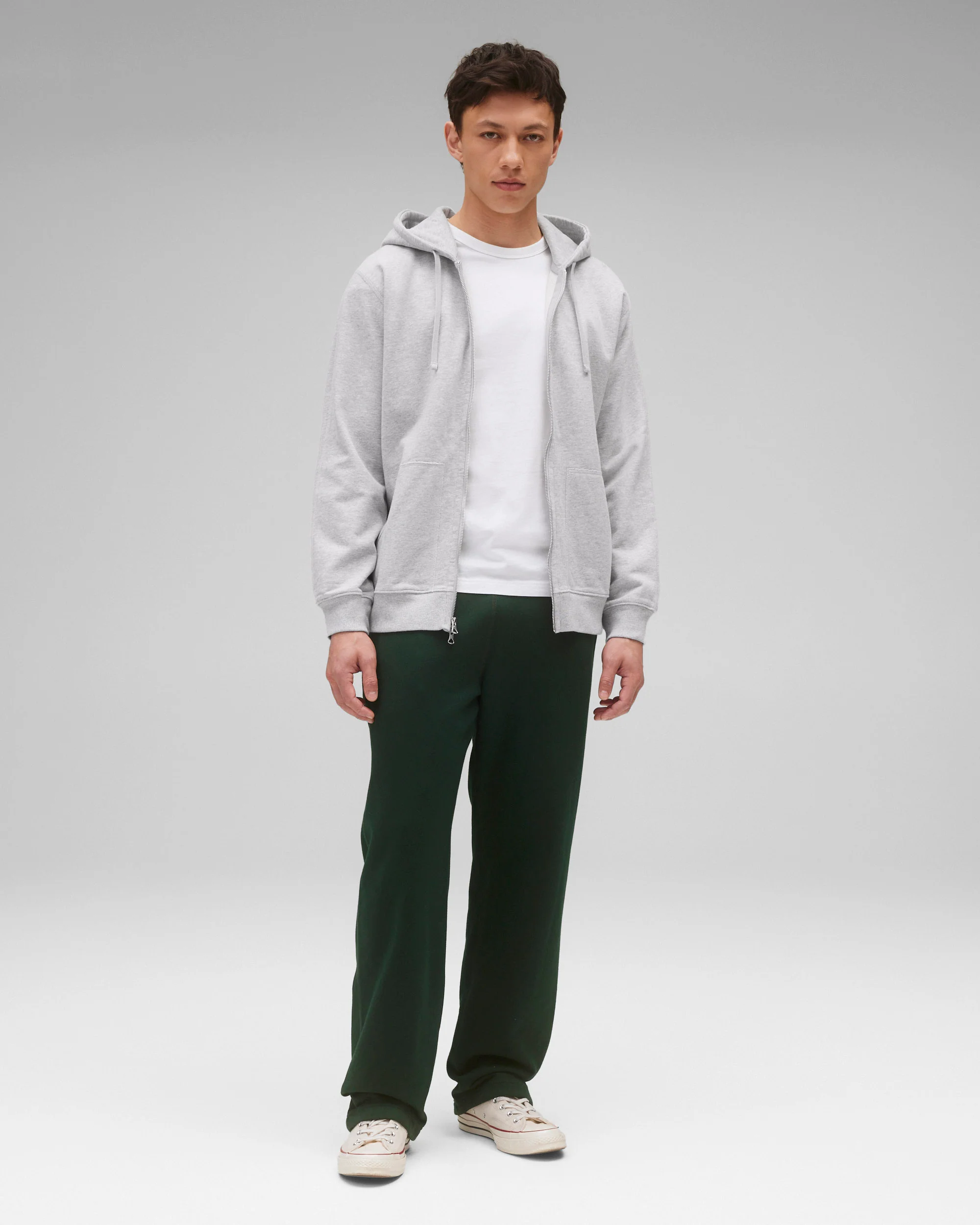 Midweight Terry Classic Full Zip Hoodie - Vault