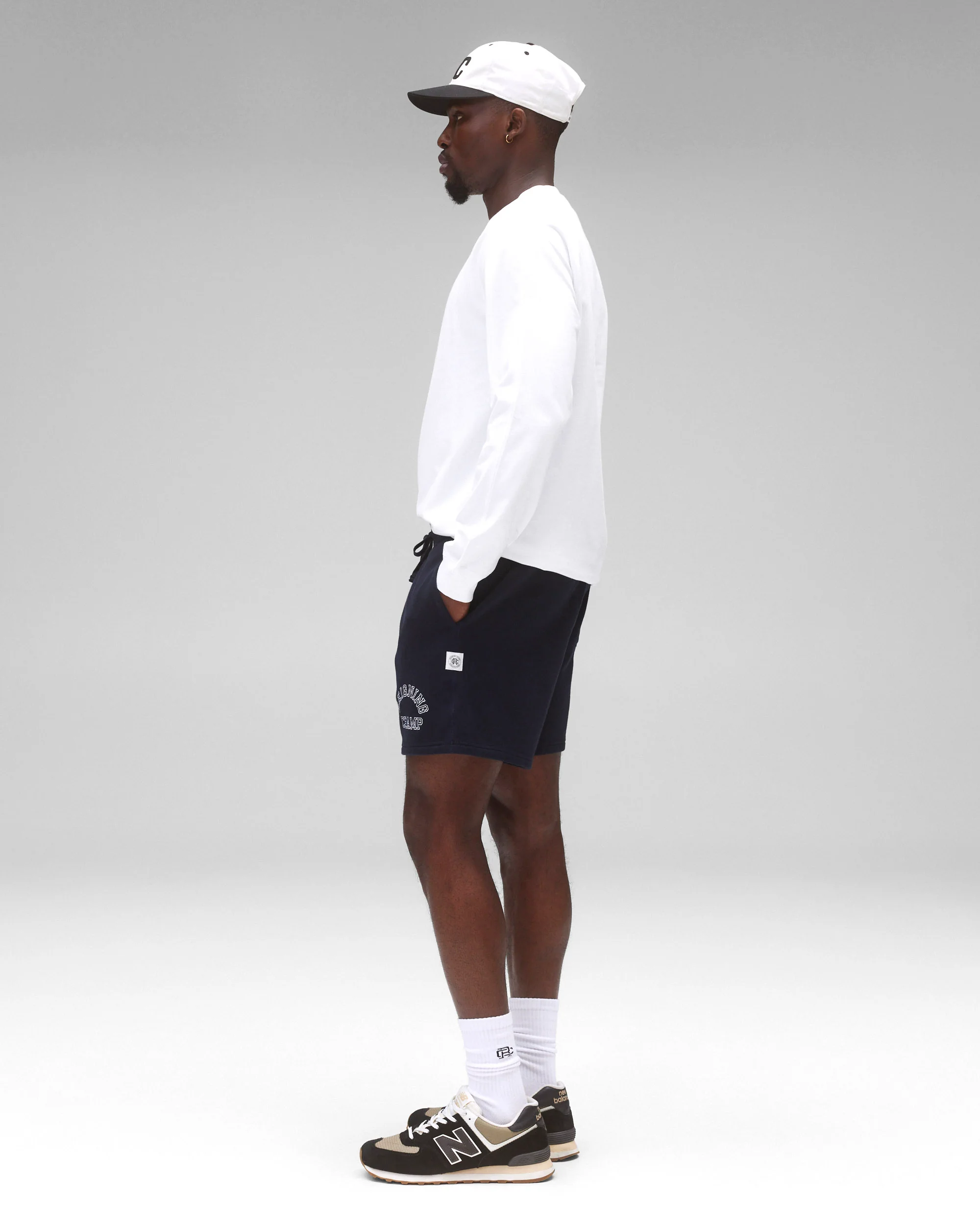 Midweight Terry Arch Logo Standard Sweatshort 6