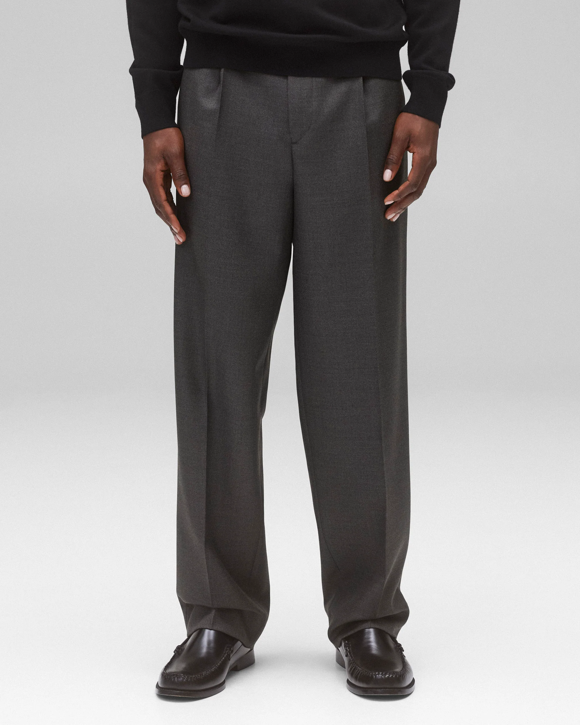 Wool Twill Sophomore Relaxed Trouser