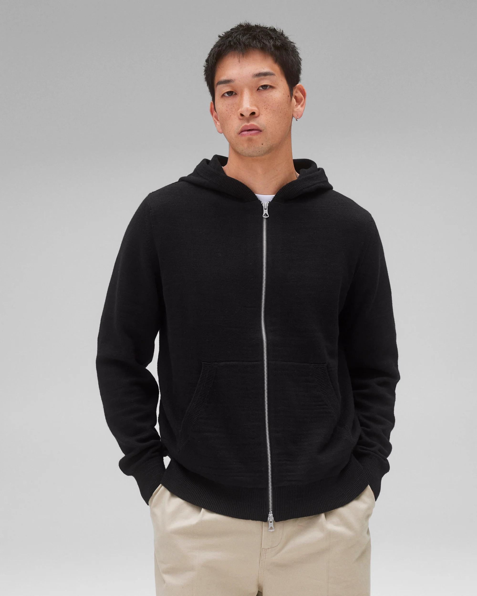 Cotton Slub Laurel Zip Hoodie