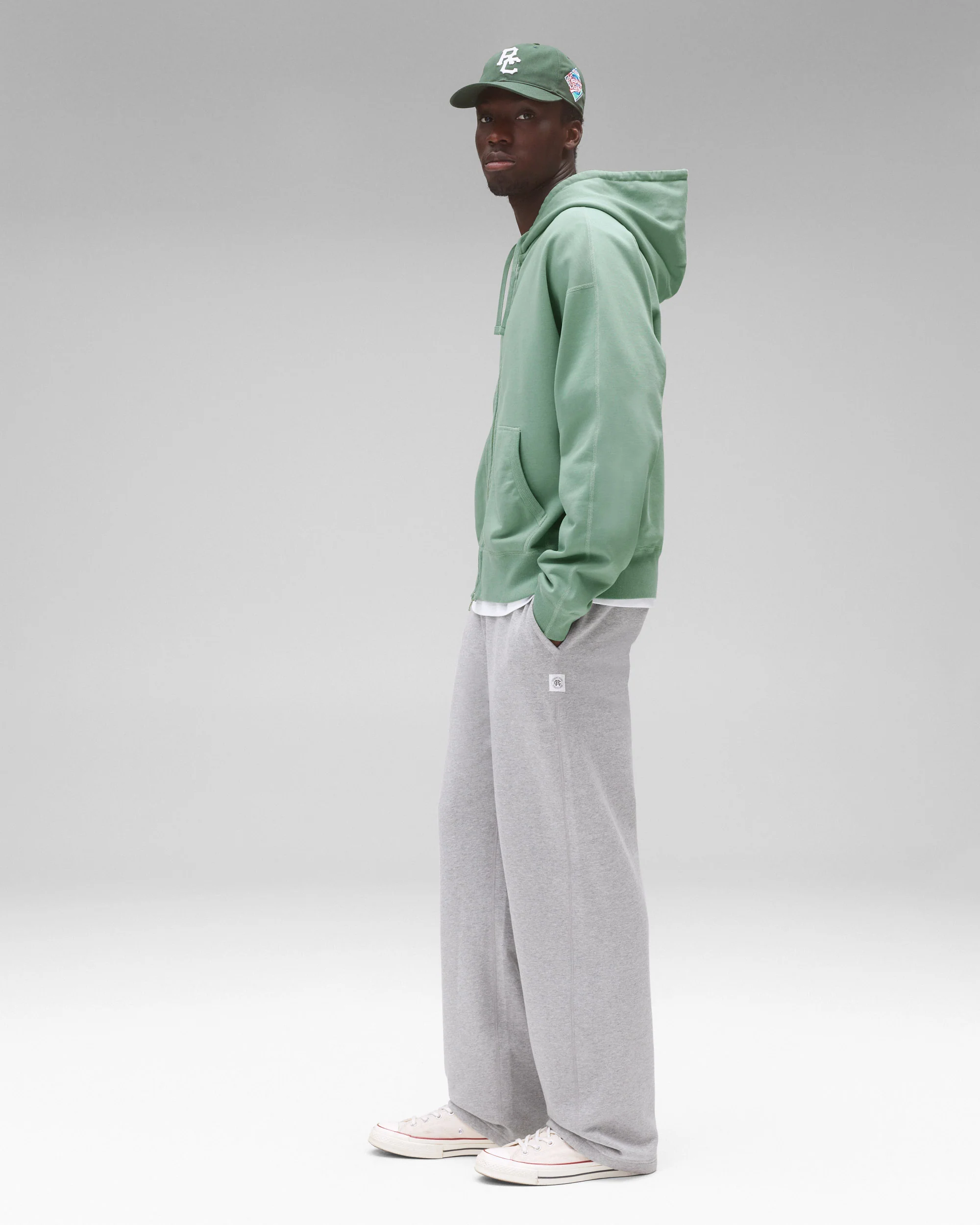 Midweight Terry Relaxed Zip Hoodie