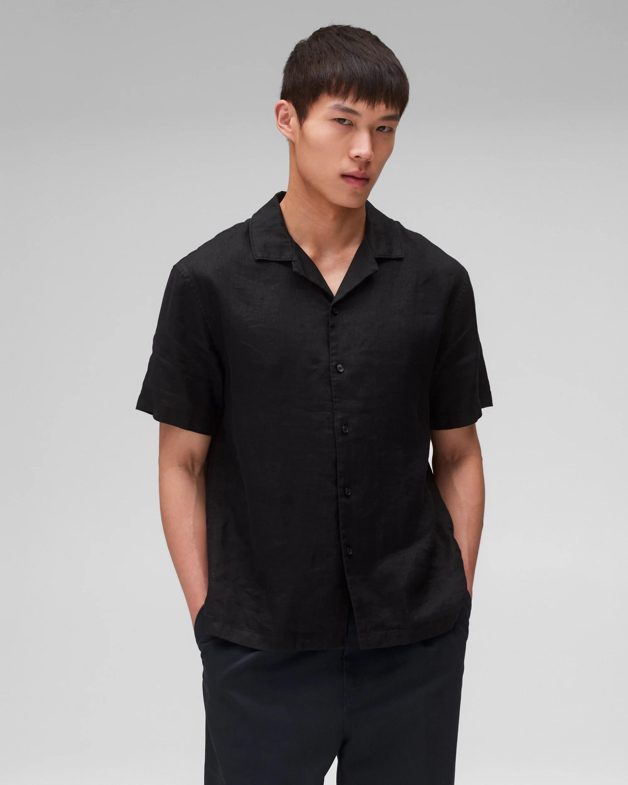 Linen Retreat Relaxed Camp Shirt