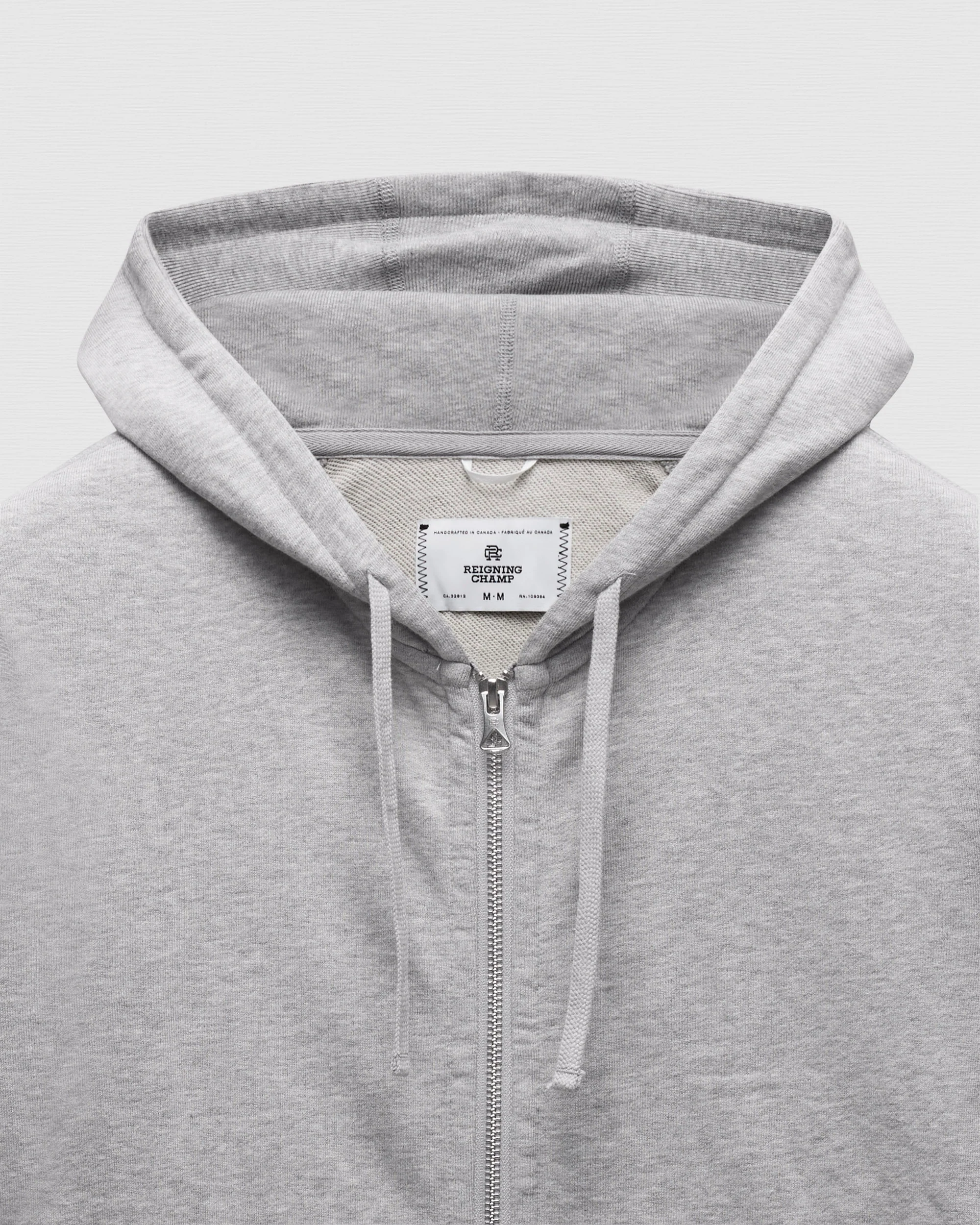 Lightweight Terry Slim Zip Hoodie - Vault