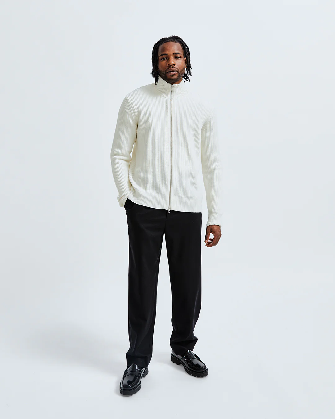 Heavyweight Merino Vinnie Track Jacket - Vault