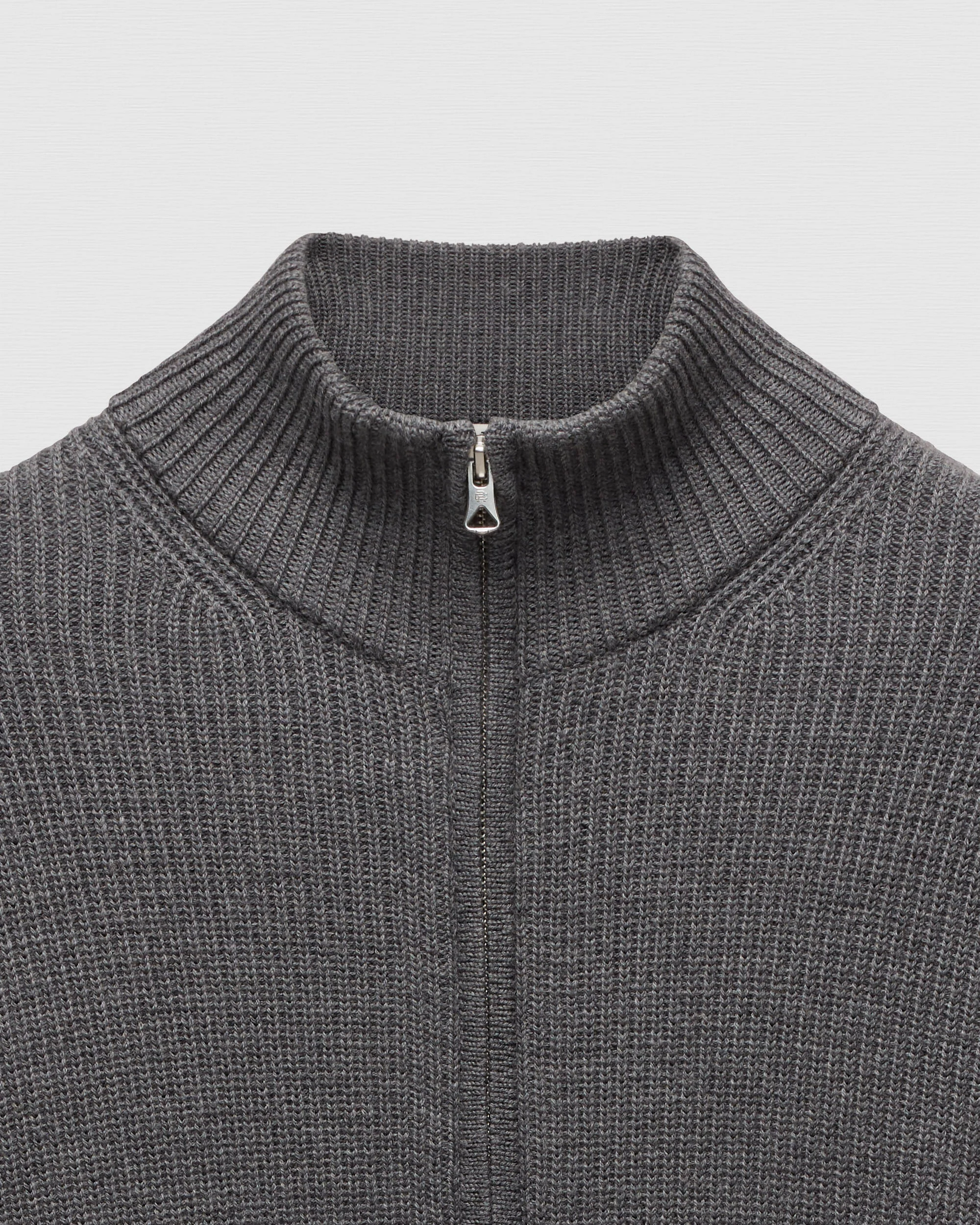 Merino Rib Vinnie Track Jacket