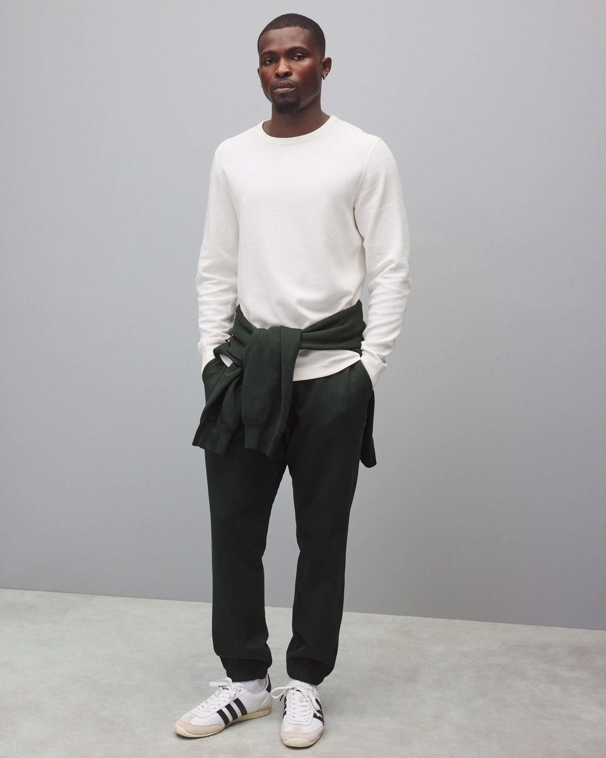 Lightweight Waffle Standard Long Sleeve