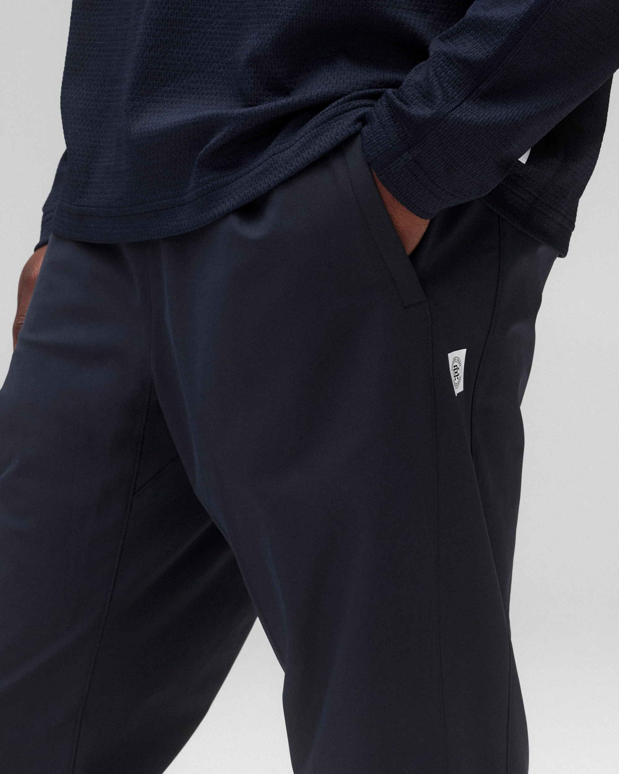 Stretch Warp Knit Coach's Slim Jogger