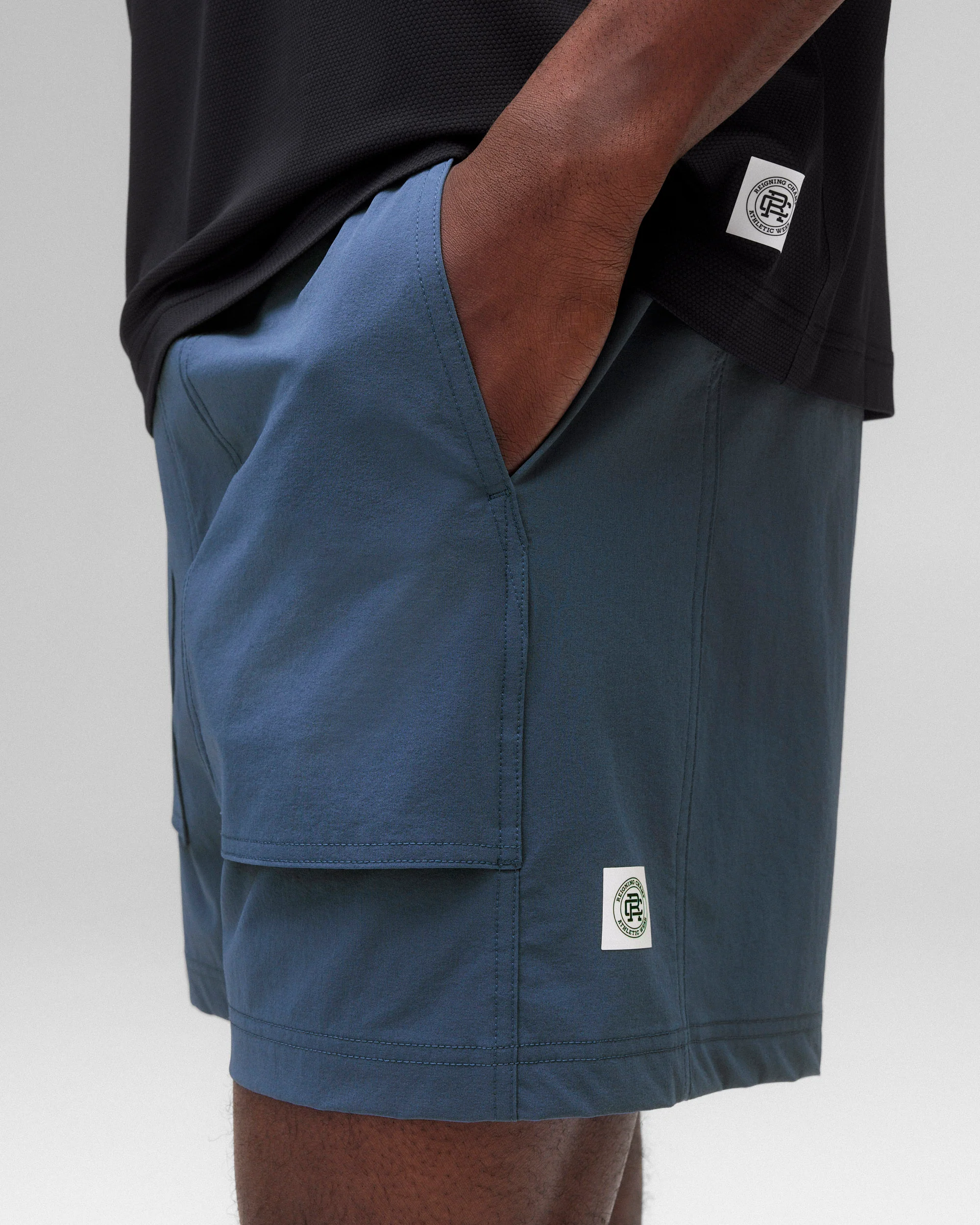 Stretch Nylon Utility Standard Swim Short 6