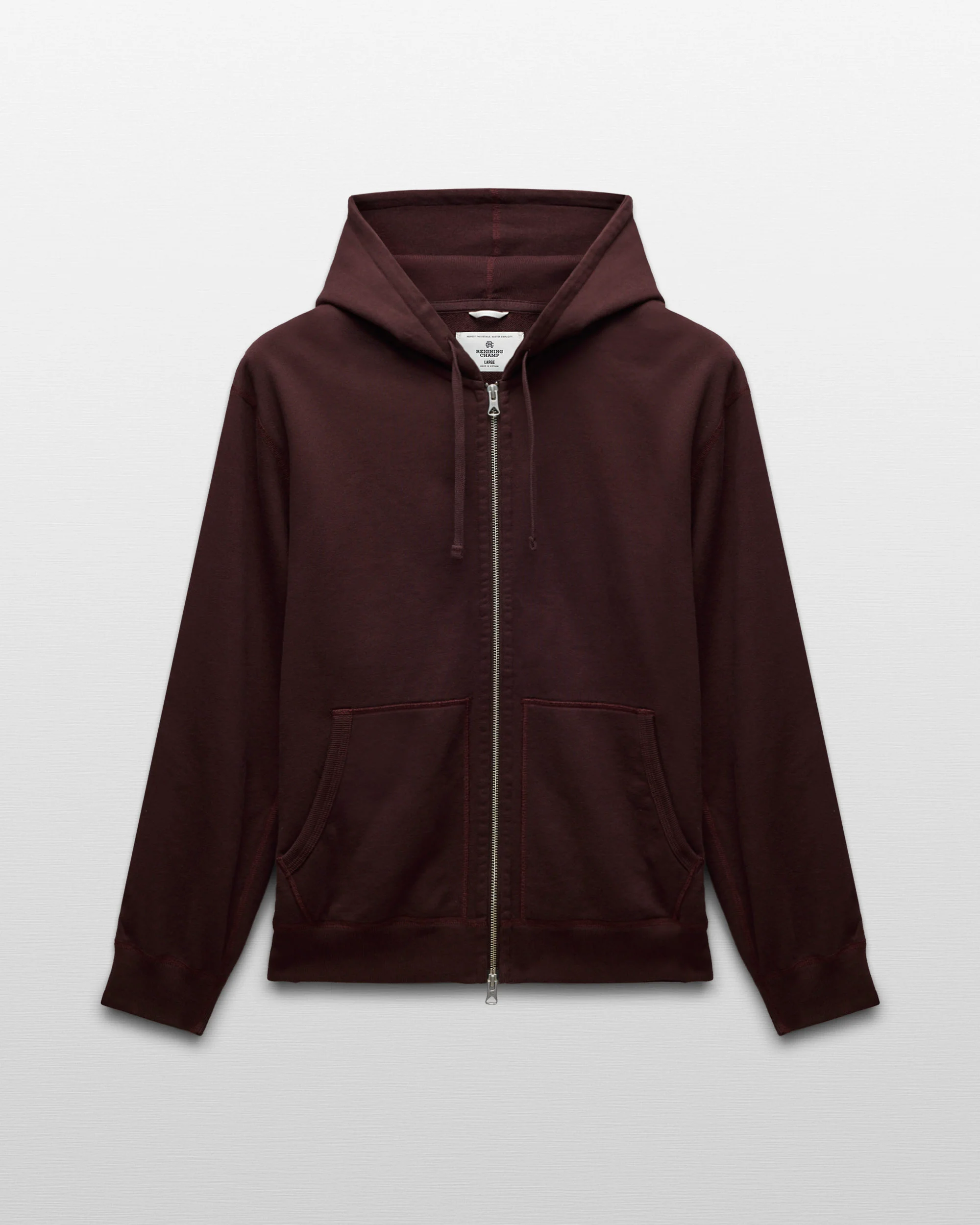Midweight Terry Standard Zip Hoodie
