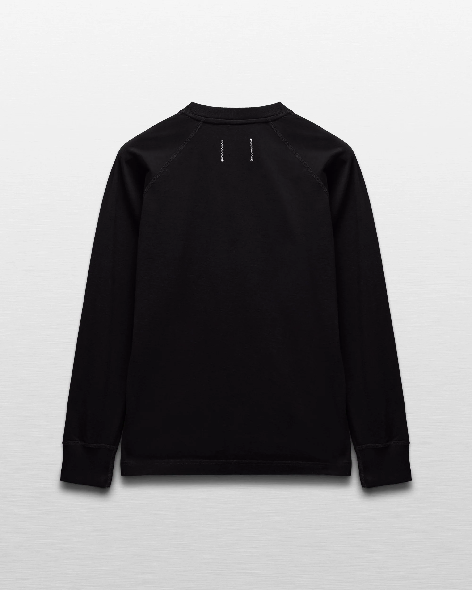 Kyoto Black Midweight Jersey Classic Long Sleeve