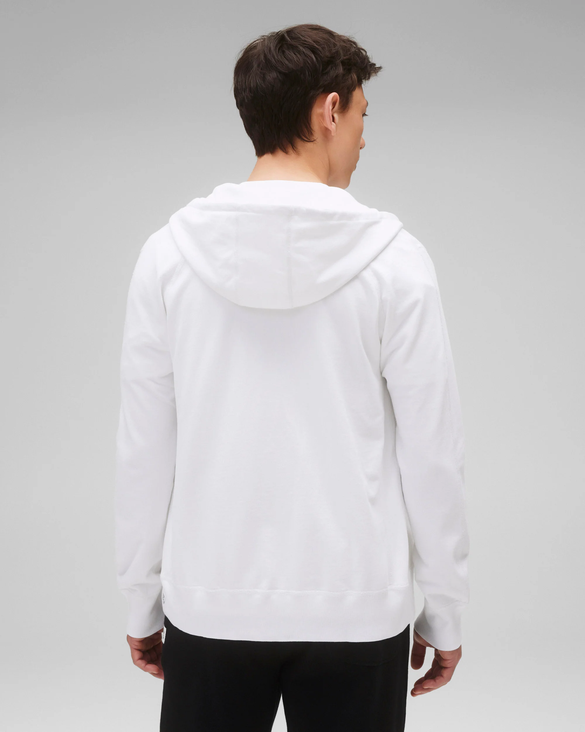 Lightweight Terry Slim Zip Hoodie - Vault