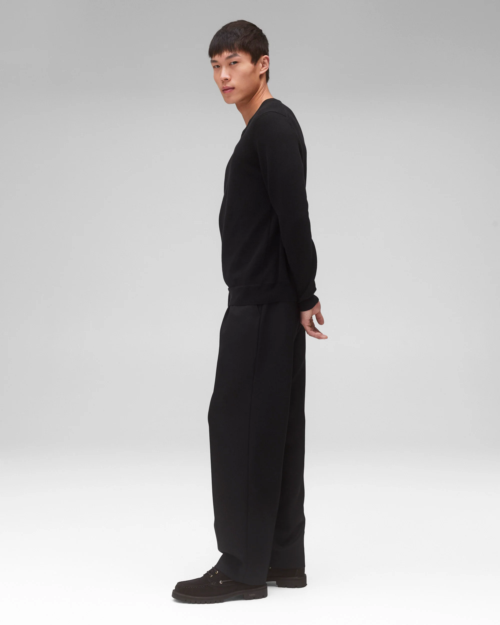 Supima Pique Ace Crewneck