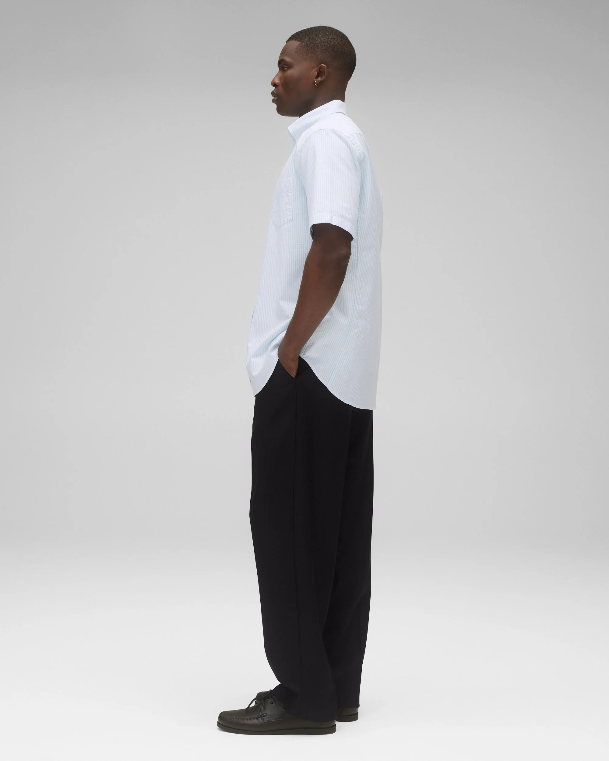 Cotton Oxford Prep Standard Short Sleeve Shirt